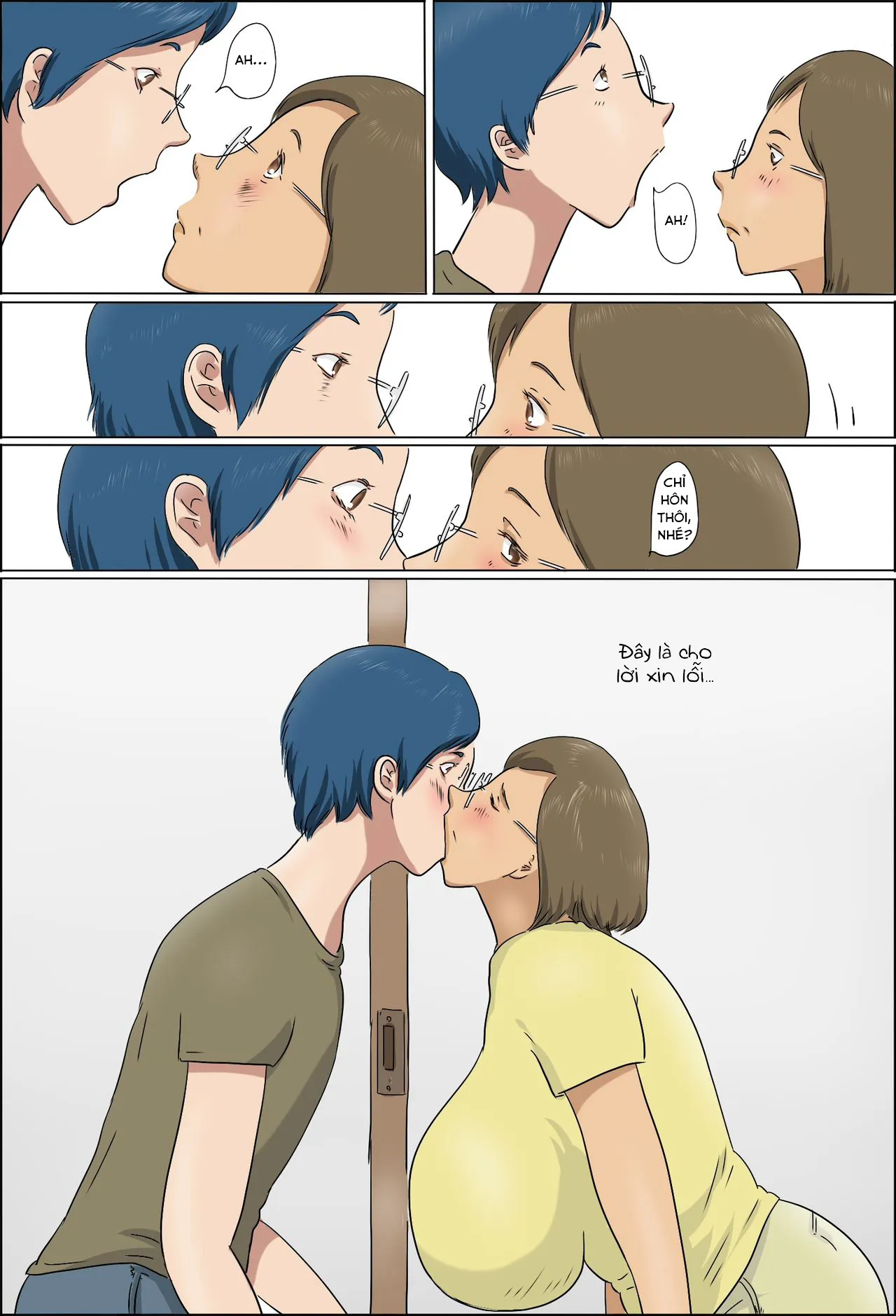 HentaiVN.net - Ảnh 20 - Haha To Musuko No Kazoku Seikatsu [Family Life of Mother and Son] - Chap 1