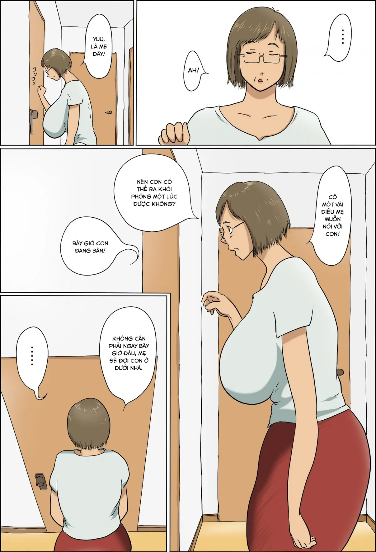 HentaiVN.net - Ảnh 3 - Haha To Musuko No Kazoku Seikatsu [Family Life of Mother and Son] - Chap 1