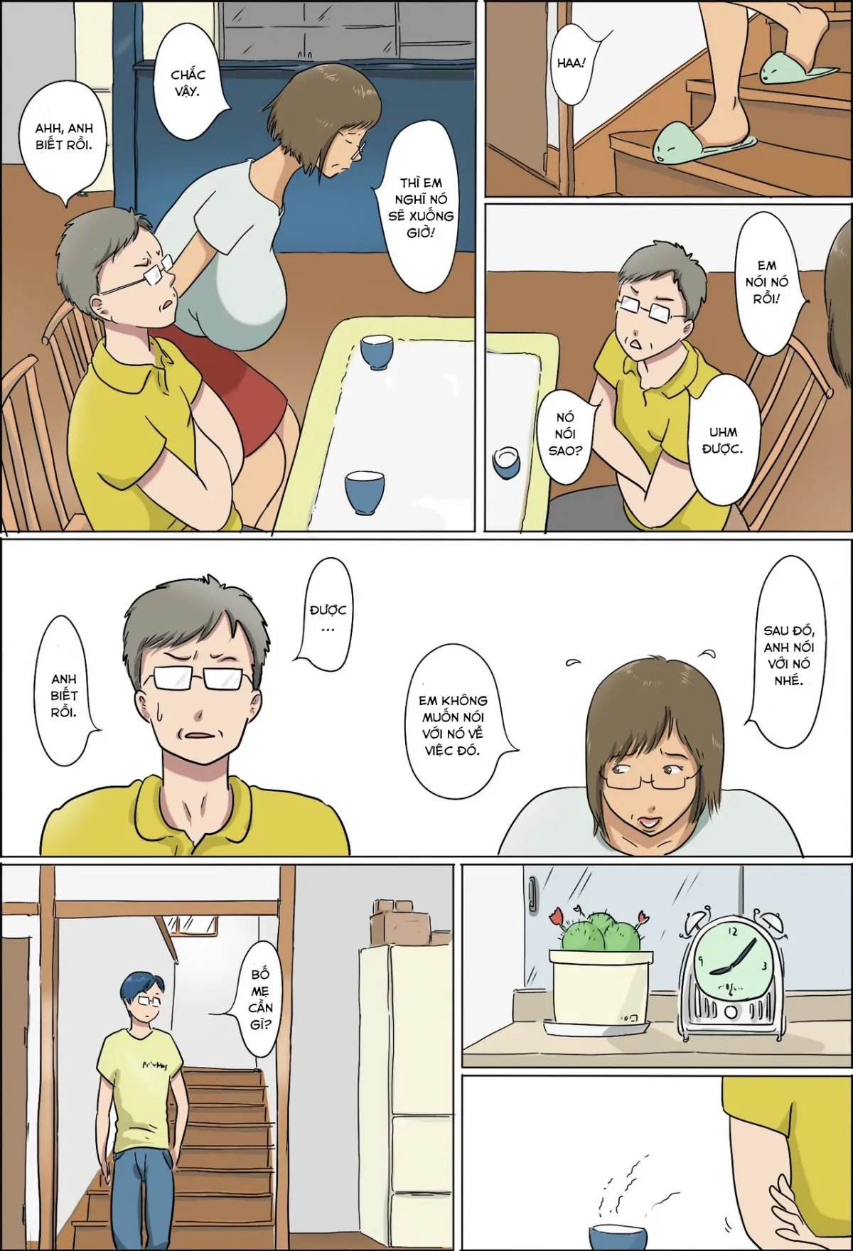 HentaiVN.net - Ảnh 4 - Haha To Musuko No Kazoku Seikatsu [Family Life of Mother and Son] - Chap 1