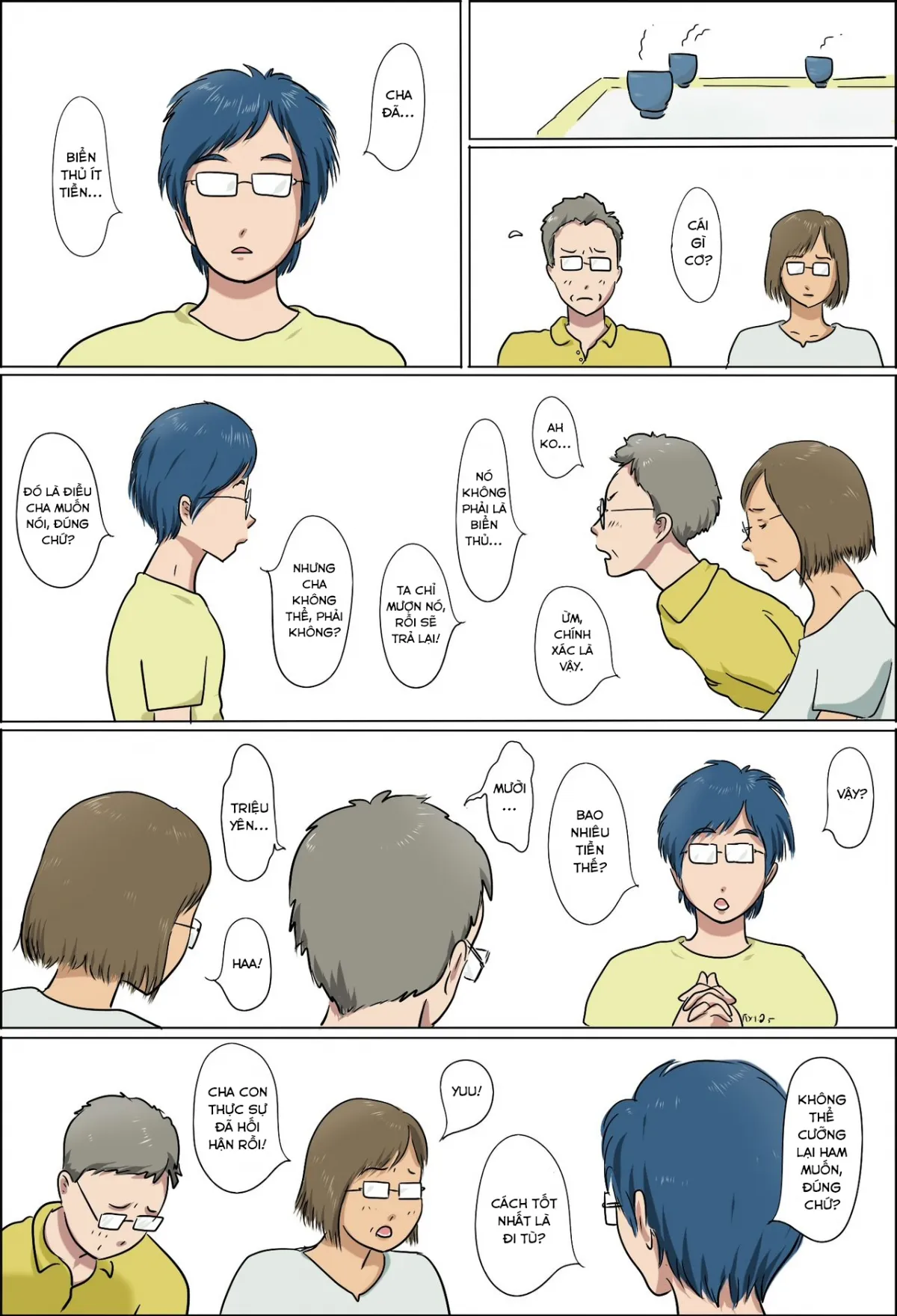 HentaiVN.net - Ảnh 5 - Haha To Musuko No Kazoku Seikatsu [Family Life of Mother and Son] - Chap 1