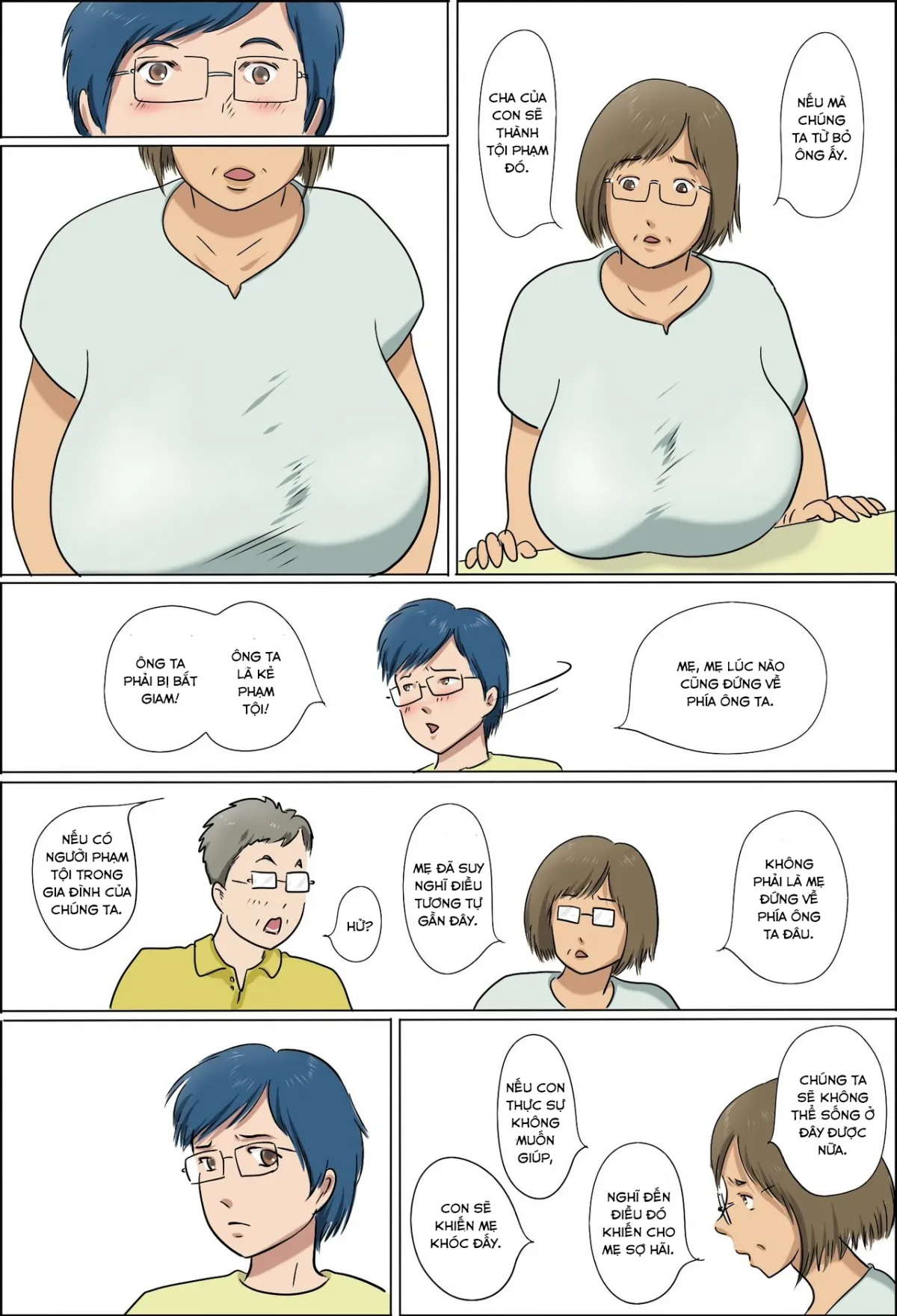 HentaiVN.net - Ảnh 6 - Haha To Musuko No Kazoku Seikatsu [Family Life of Mother and Son] - Chap 1