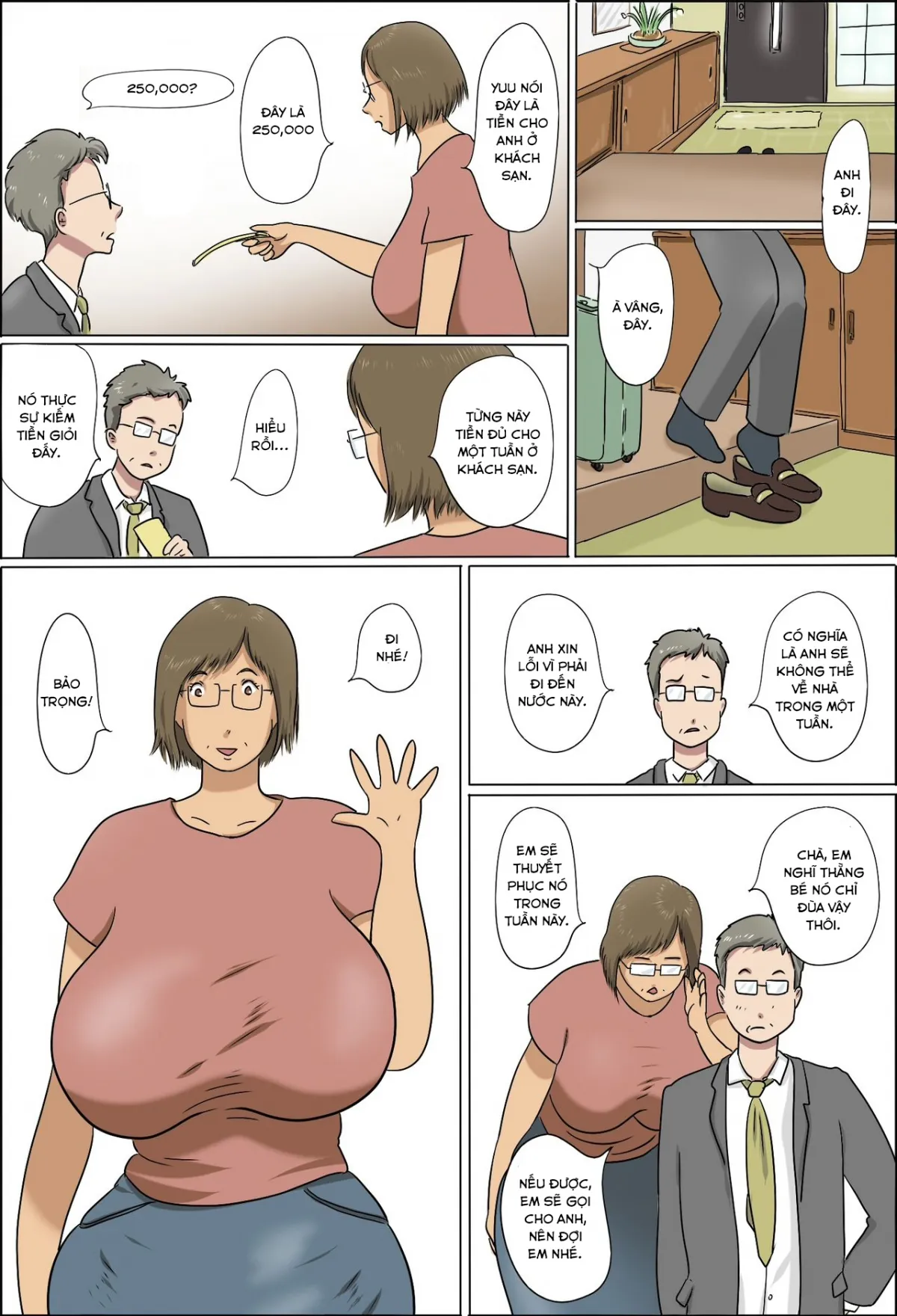 HentaiVN.net - Ảnh 9 - Haha To Musuko No Kazoku Seikatsu [Family Life of Mother and Son] - Chap 1