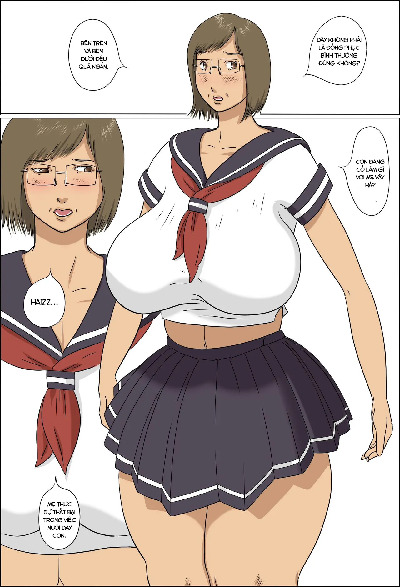 HentaiVN.net - Ảnh 7 - Haha To Musuko No Kazoku Seikatsu [Family Life of Mother and Son] - Chap 2