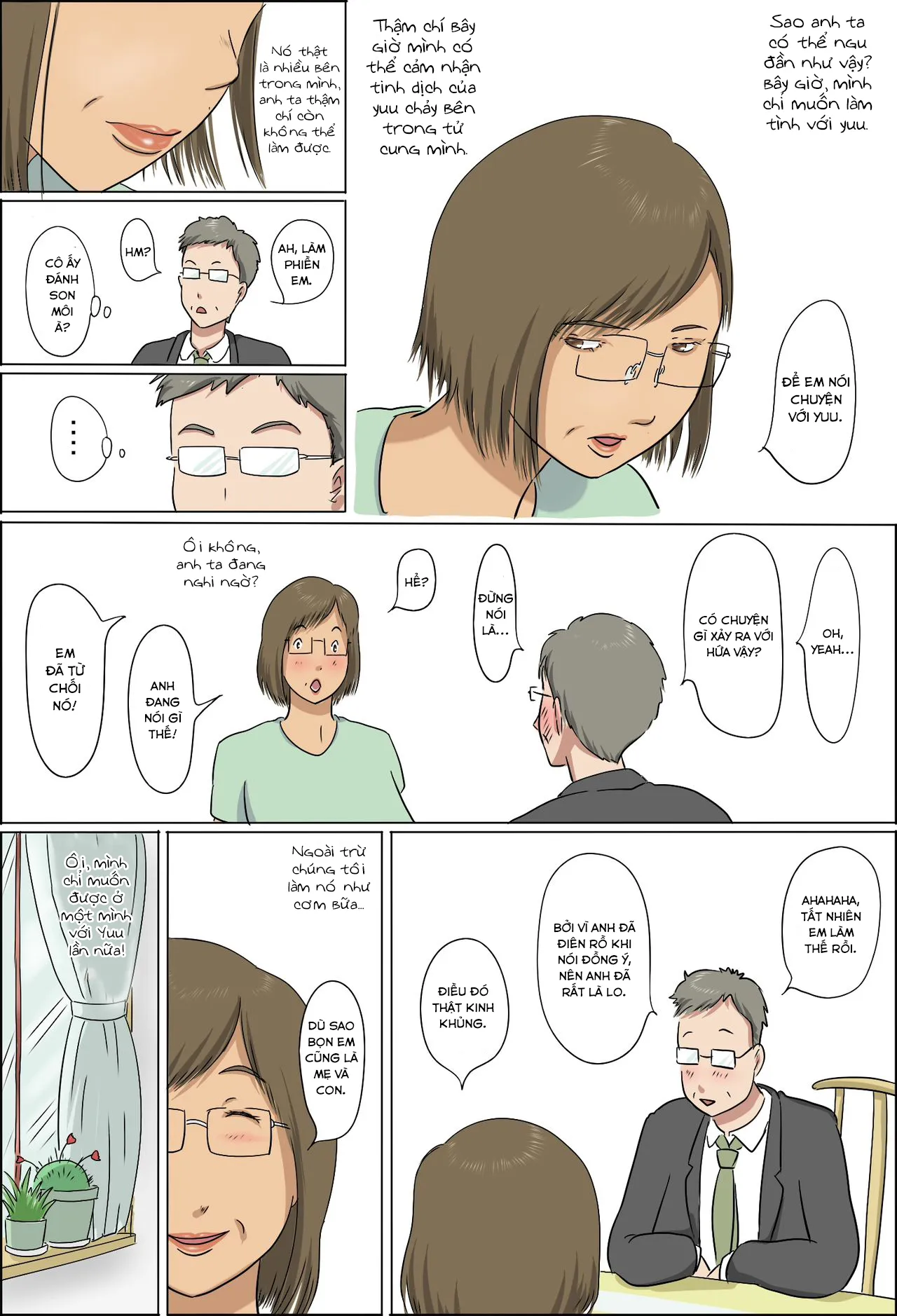 HentaiVN.net - Ảnh 10 - Haha To Musuko No Kazoku Seikatsu [Family Life of Mother and Son] - Chap 3