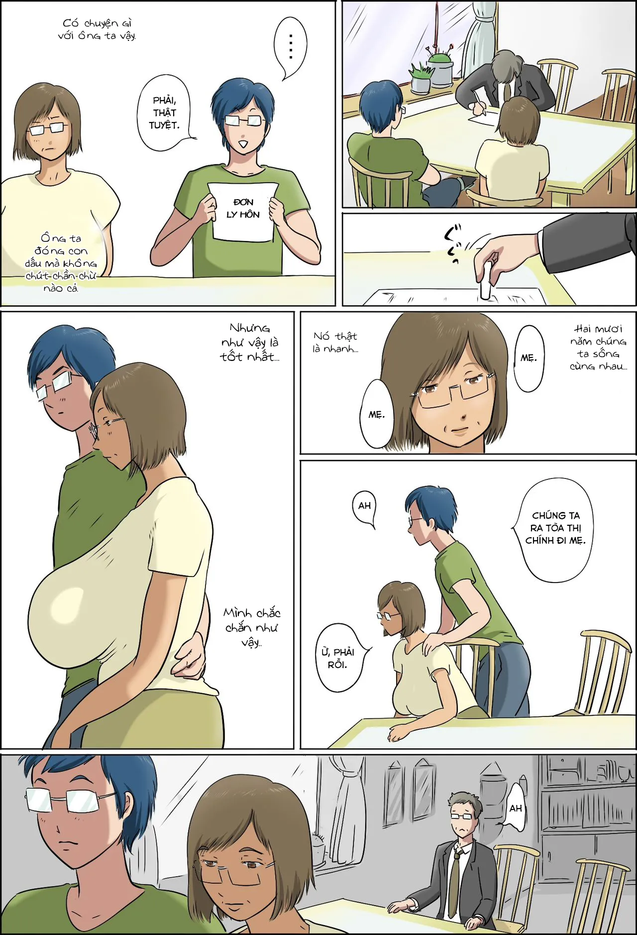 HentaiVN.net - Ảnh 22 - Haha To Musuko No Kazoku Seikatsu [Family Life of Mother and Son] - Chap 3