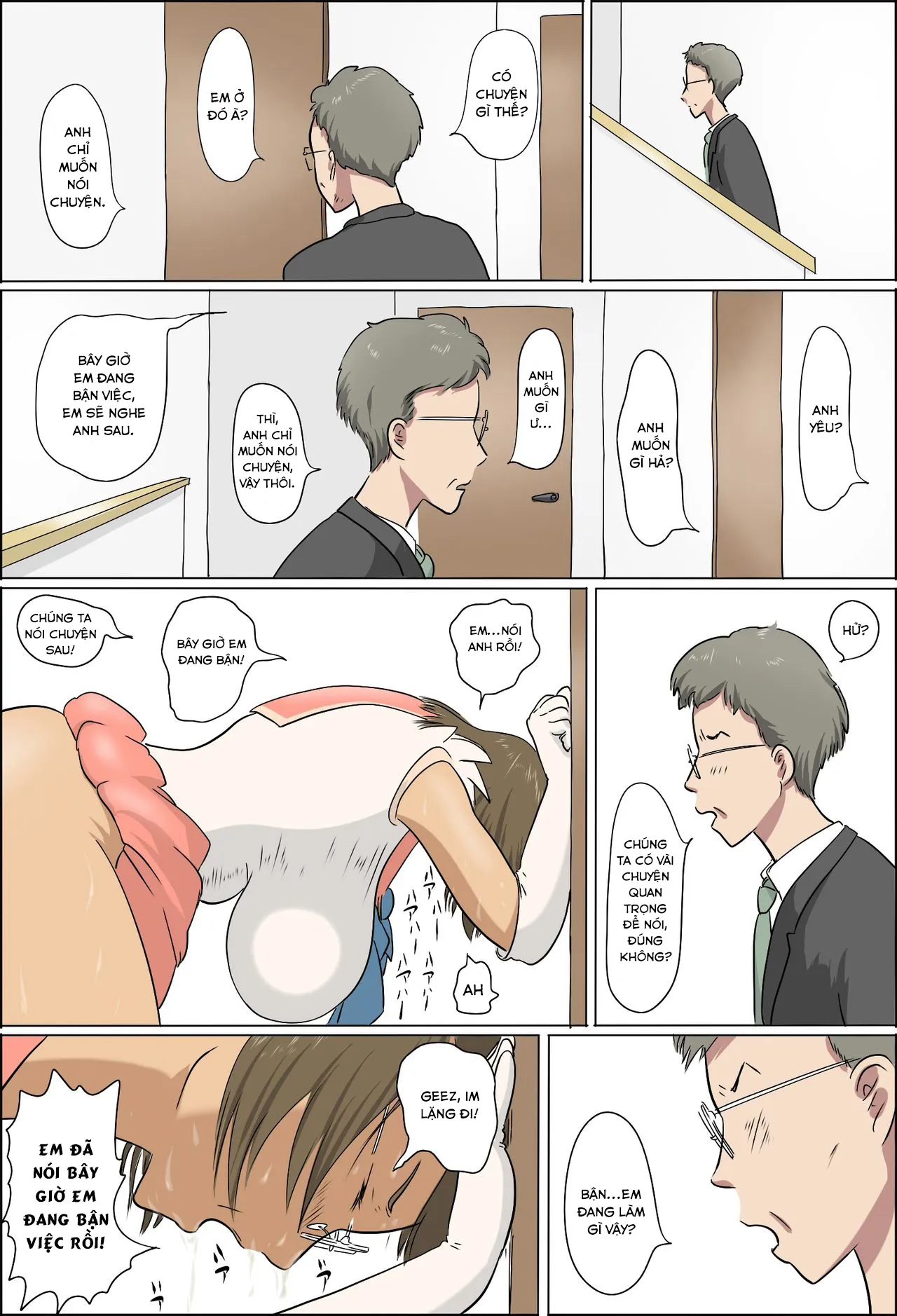 HentaiVN.net - Ảnh 5 - Haha To Musuko No Kazoku Seikatsu [Family Life of Mother and Son] - Chap 3