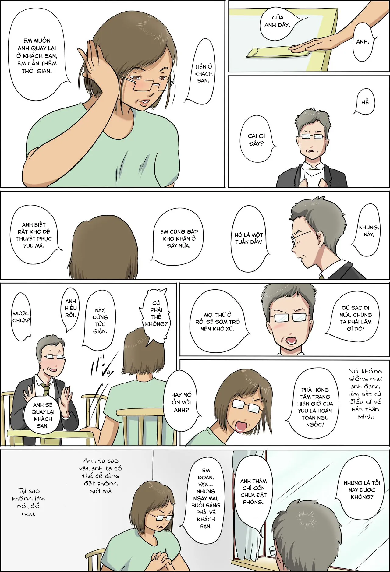 HentaiVN.net - Ảnh 9 - Haha To Musuko No Kazoku Seikatsu [Family Life of Mother and Son] - Chap 3