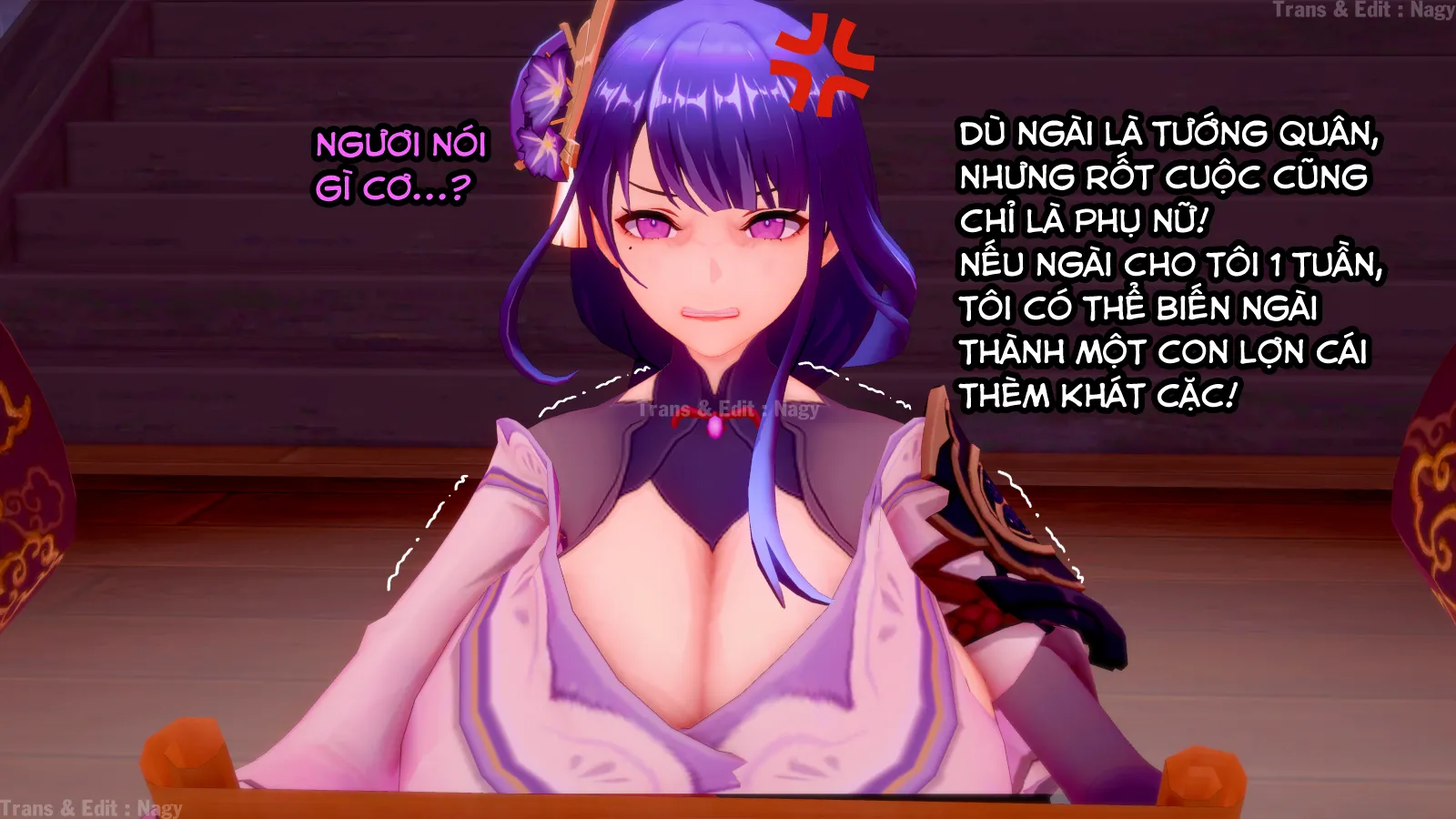 HentaiVN.net - Ảnh 14 - Make raiden shogun who has zero knowledge of sex, become a female pig within a week! - Chap 1.1