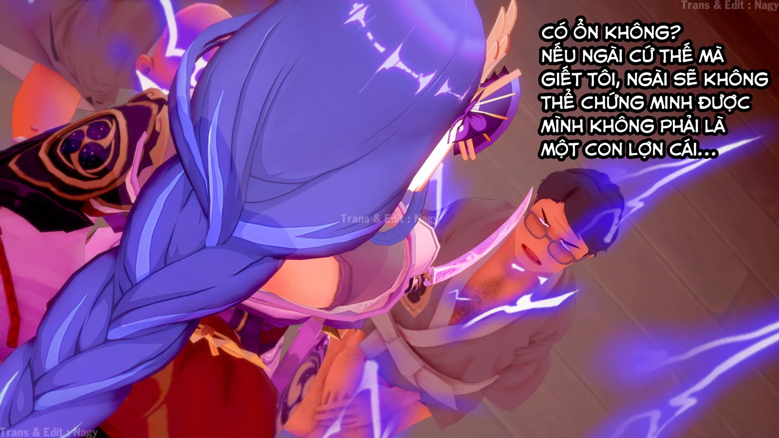 HentaiVN.net - Ảnh 17 - Make raiden shogun who has zero knowledge of sex, become a female pig within a week! - Chap 1.1