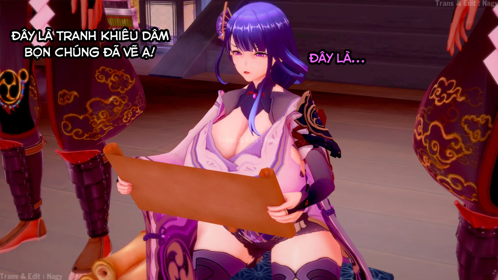 HentaiVN.net - Ảnh 6 - Make raiden shogun who has zero knowledge of sex, become a female pig within a week! - Chap 1.1