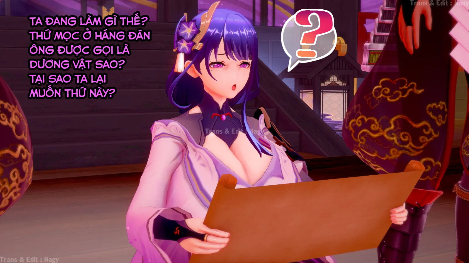 HentaiVN.net - Ảnh 9 - Make raiden shogun who has zero knowledge of sex, become a female pig within a week! - Chap 1.1