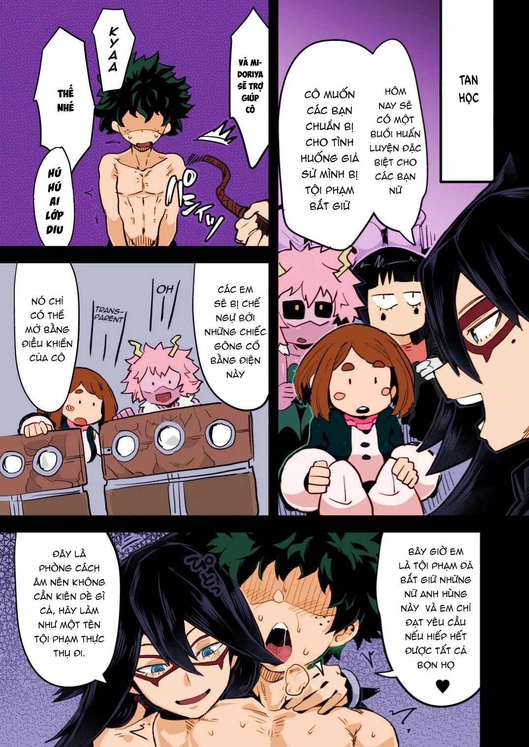 HentaiVN.net - Ảnh 4 - Boku to Nottori Villain Nakademia Vol. 2 [僕と乗っ取りヴィラン膣内射精ミア Vol.2] - Chap 2.2