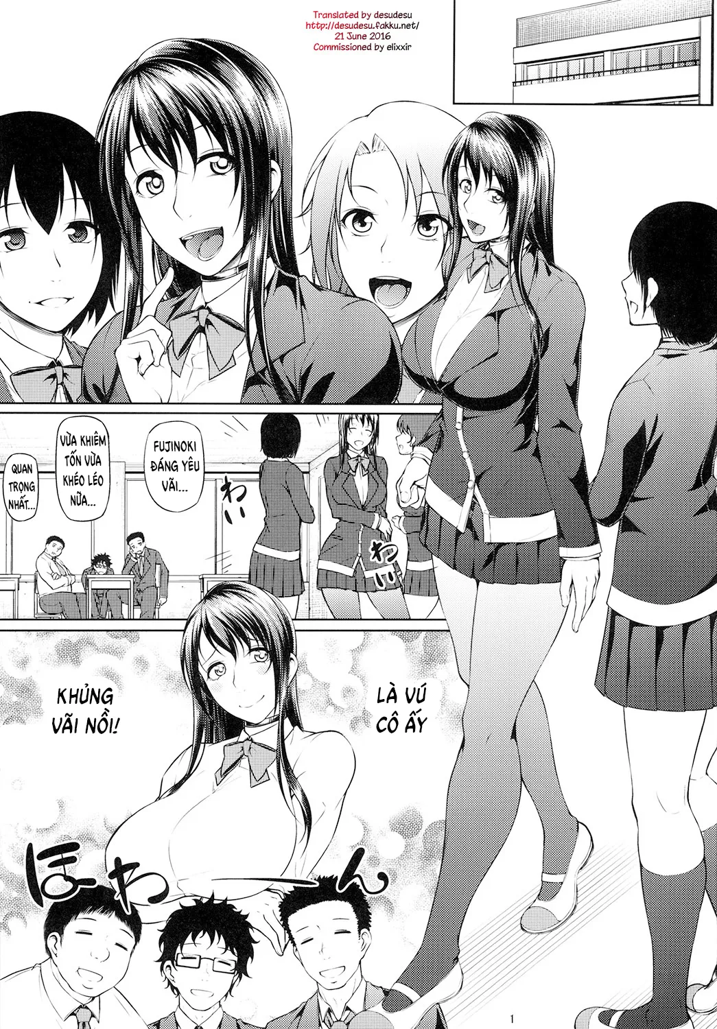 HentaiVN.net - Ảnh 3 - Ochita Yume no Naka de - Chap 1