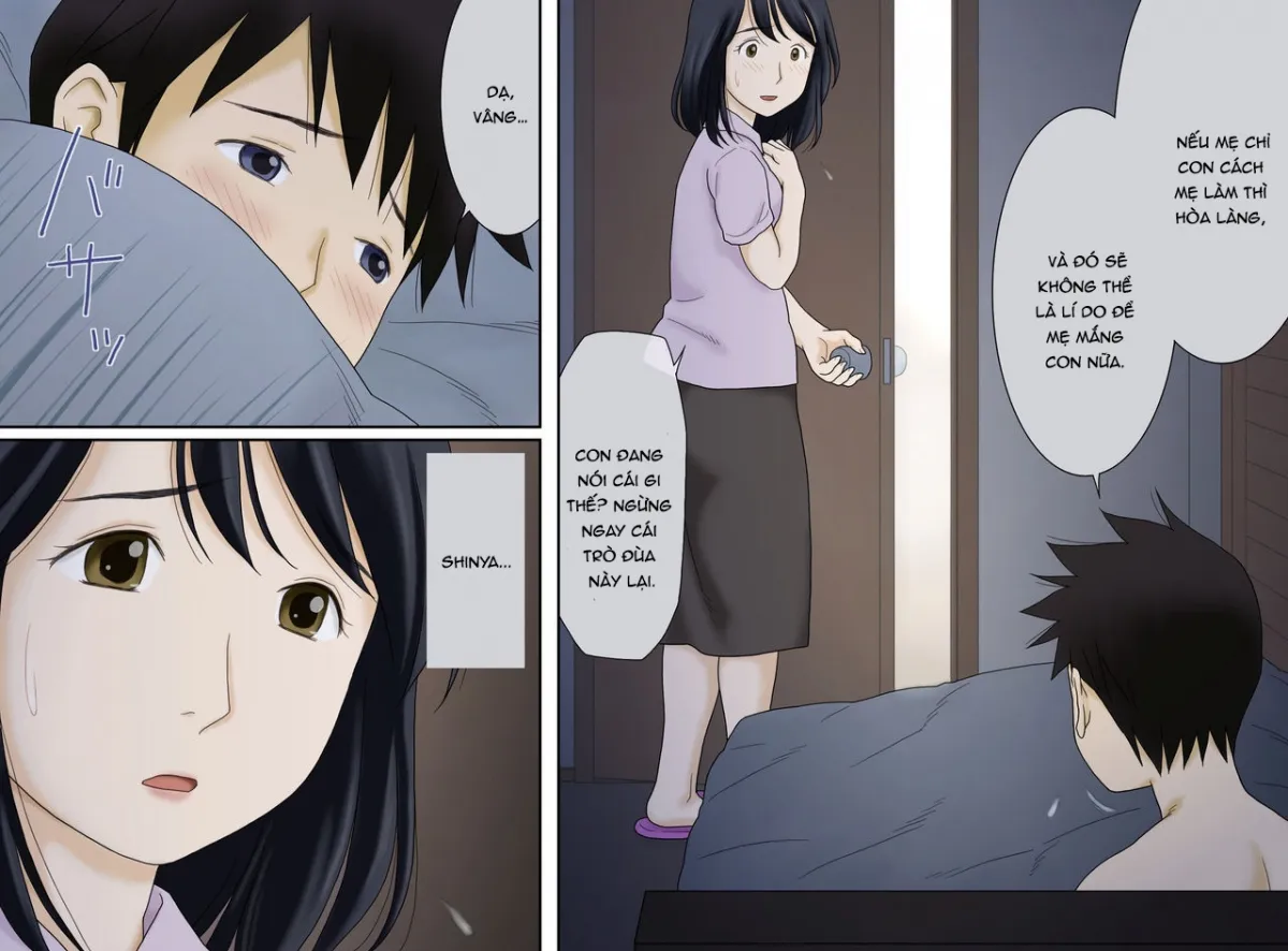 HentaiVN.net - Ảnh 8 - Mẹ và con trai [Nagare De Musuko To Tsunagacchatta; Mom and son] - Chap 1 - Thủ dâm ngay trước mặt con trai mình?