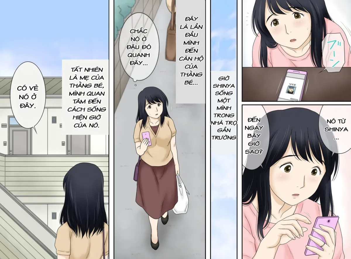HentaiVN.net - Ảnh 8 - Mẹ và con trai [Nagare De Musuko To Tsunagacchatta; Mom and son] - Chap 5: Shinya, mẹ con bây giờ đang rất hạnh phúc!
