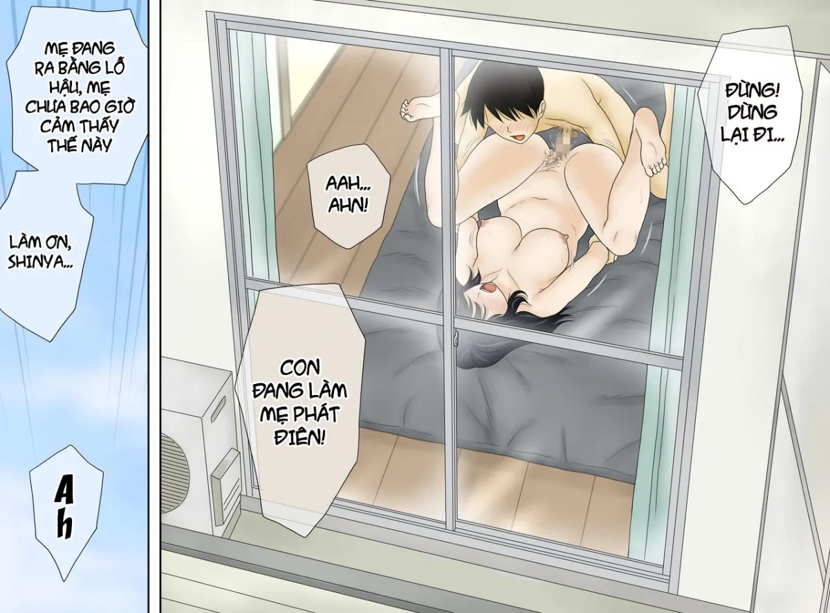 HentaiVN.net - Ảnh 15 - Mẹ và con trai [Nagare De Musuko To Tsunagacchatta; Mom and son] - Chap 6: Đừng! Dừng lại đi!