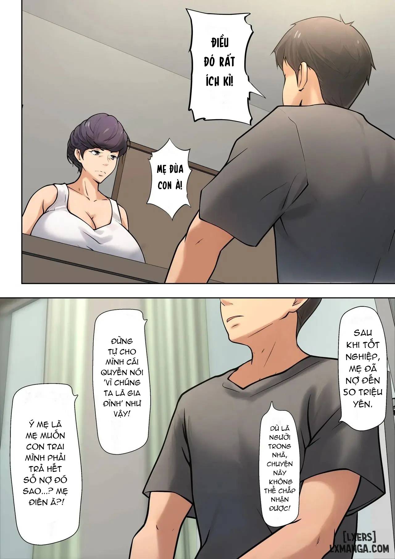 HentaiVN.net - Ảnh 16 - Shikatanaku kāchan to sekkusu shimasu - Chap 1 + 2