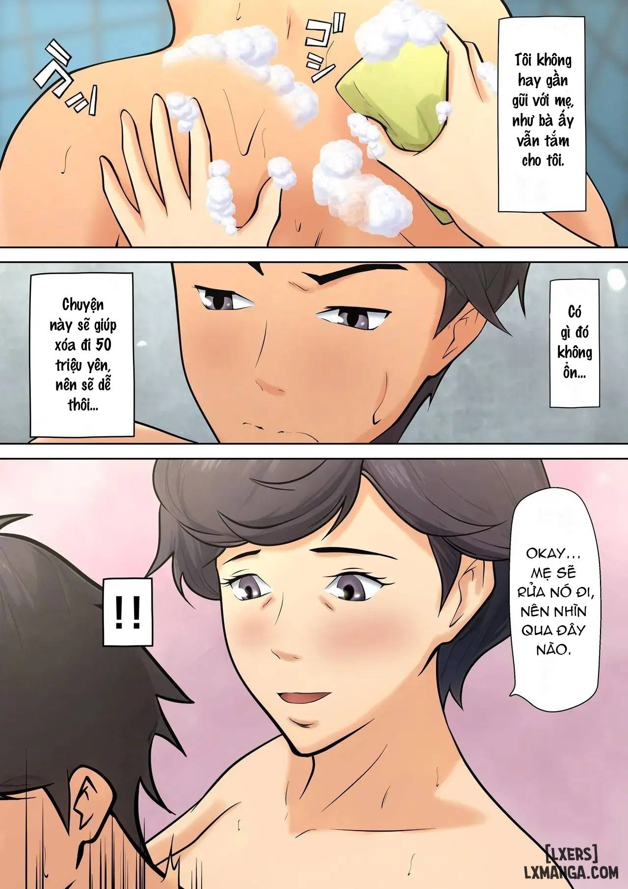 HentaiVN.net - Ảnh 47 - Shikatanaku kāchan to sekkusu shimasu - Chap 1 + 2