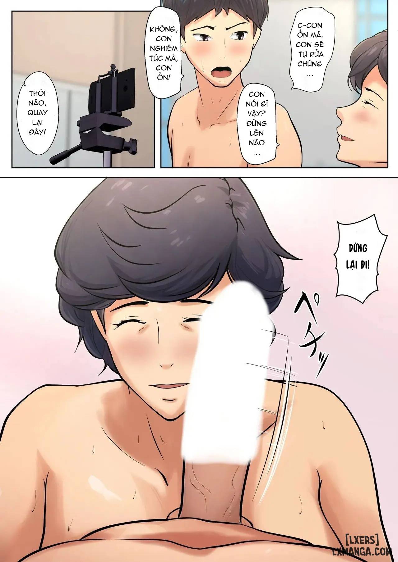 HentaiVN.net - Ảnh 48 - Shikatanaku kāchan to sekkusu shimasu - Chap 1 + 2