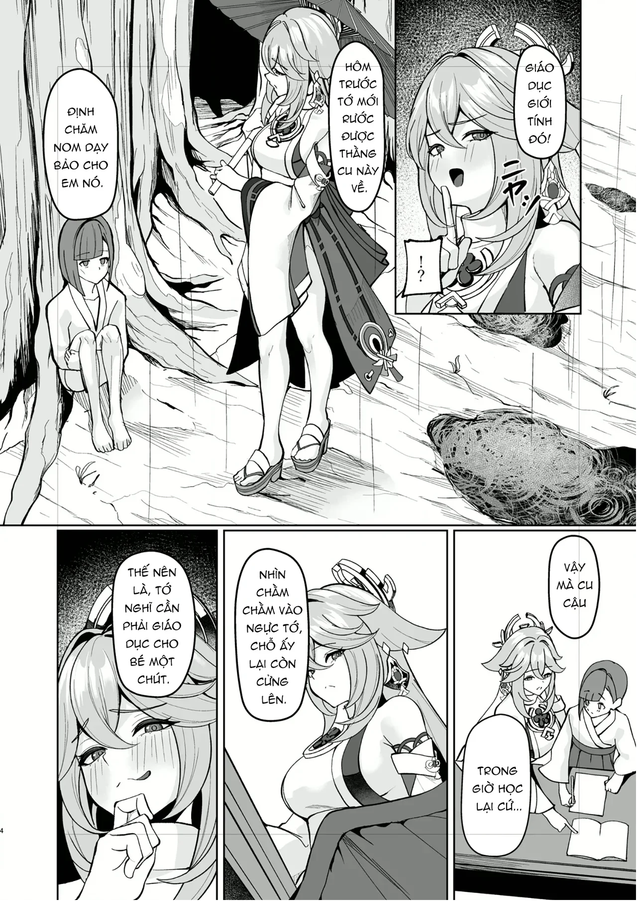 HentaiVN.net - Ảnh 4 - Giờ học giáo dục giới tính ở Inazuma - Oneshot