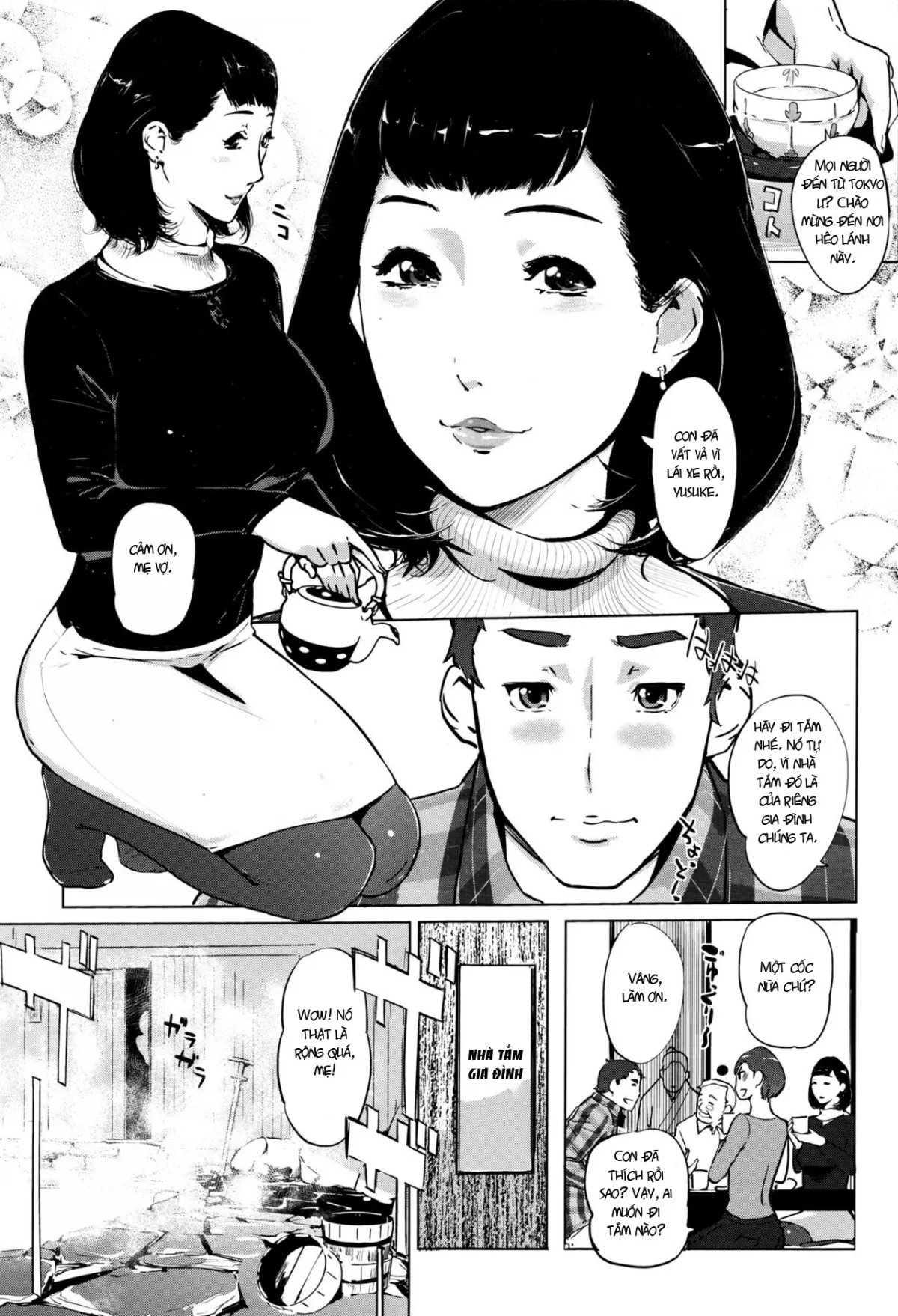 HentaiVN.net - Ảnh 4 - Shinjuiro no Zanzou [Pearl Grey Afterimage; Shinjuiro No Zanzou ~Kazoku Ga Neshizumatta Ato De~] - Chap 1