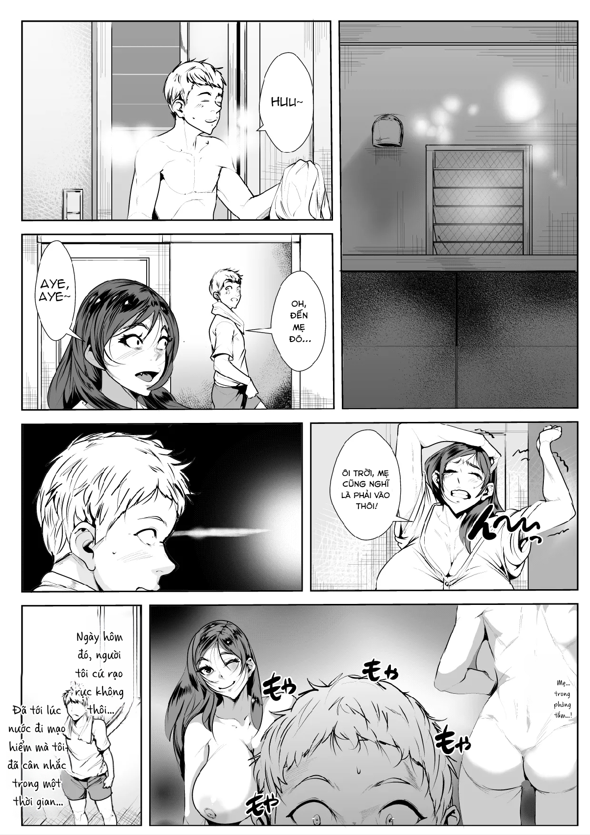 HentaiVN.net - Ảnh 7 - Kisu Ma no Haha | My Mom, the Compulsive Kisser - Oneshot