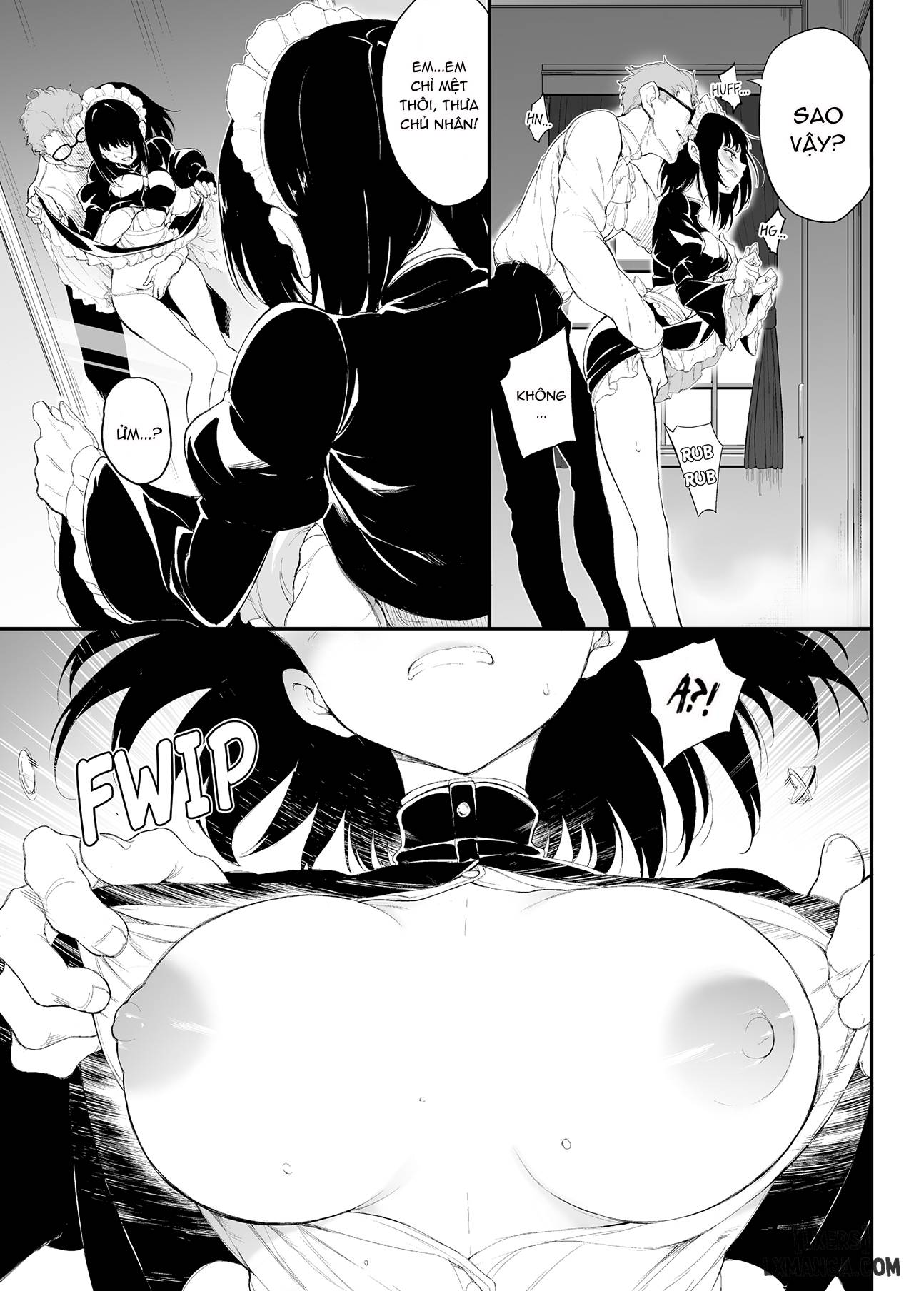 HentaiVN.net - Ảnh 10 - Maid Kyouiku -Botsuraku Kizoku Rurikawa Tsubaki - Chapter 1