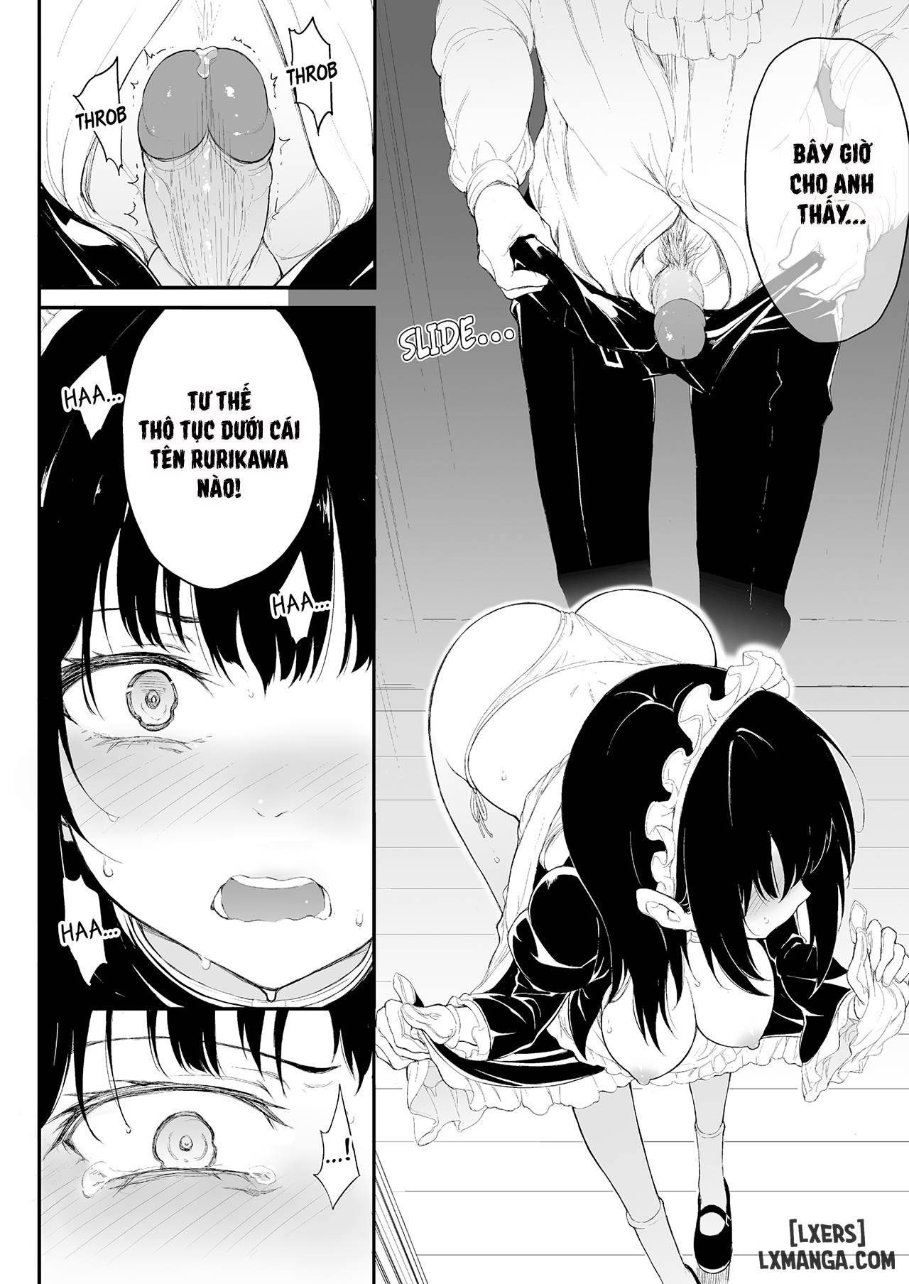 HentaiVN.net - Ảnh 15 - Maid Kyouiku -Botsuraku Kizoku Rurikawa Tsubaki - Chapter 1