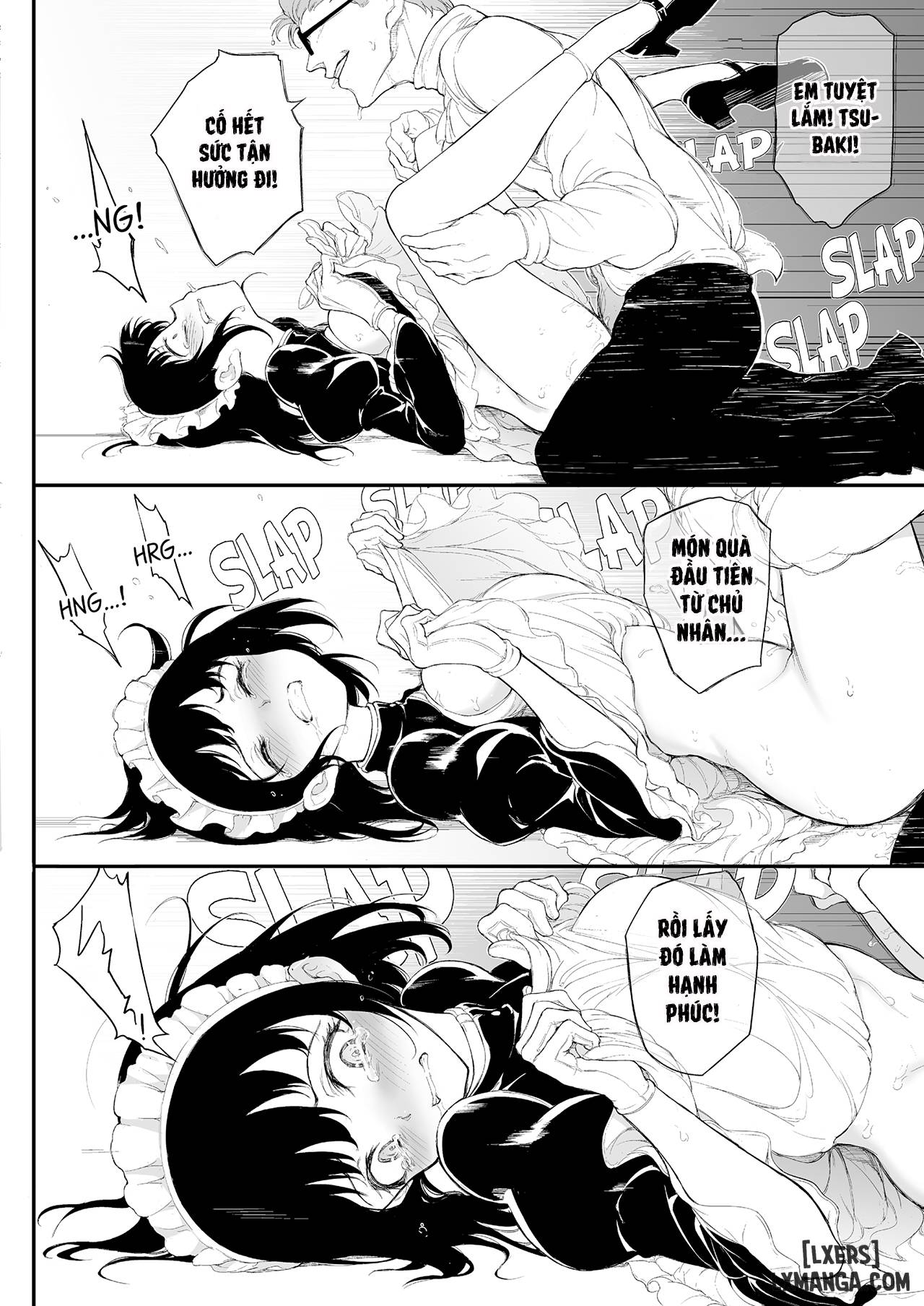 HentaiVN.net - Ảnh 21 - Maid Kyouiku -Botsuraku Kizoku Rurikawa Tsubaki - Chapter 1