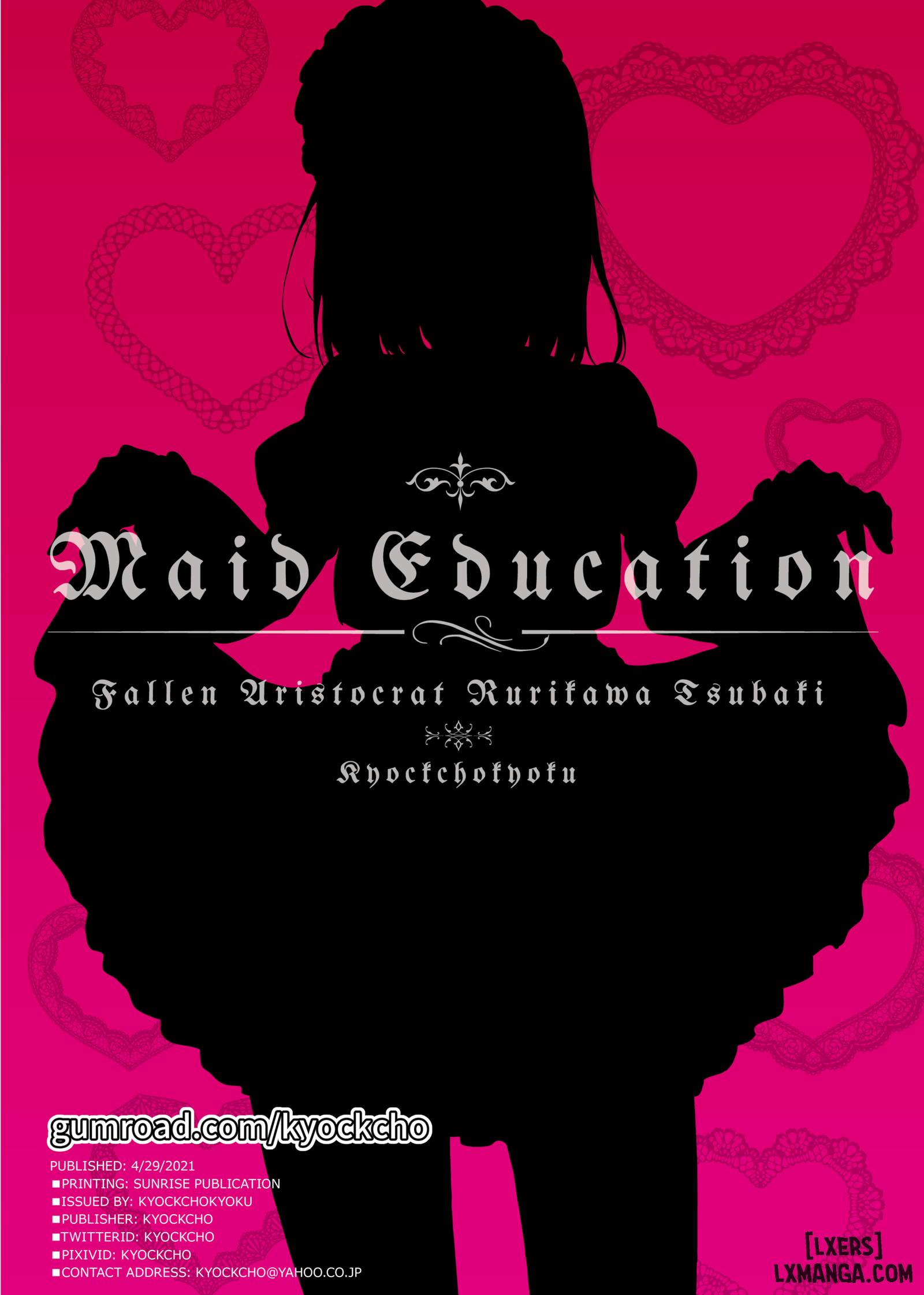 HentaiVN.net - Ảnh 24 - Maid Kyouiku -Botsuraku Kizoku Rurikawa Tsubaki - Chapter 1