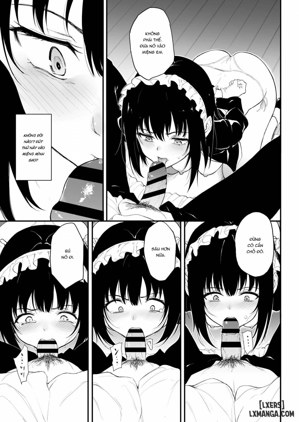 HentaiVN.net - Ảnh 10 - Maid Kyouiku -Botsuraku Kizoku Rurikawa Tsubaki - Chapter 2