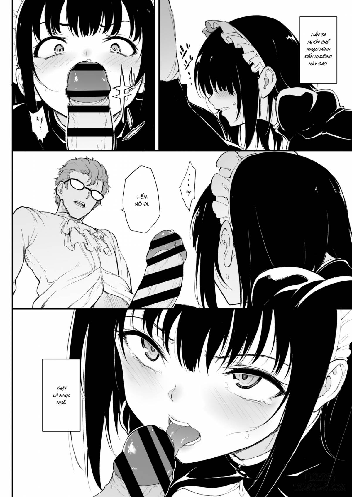 HentaiVN.net - Ảnh 9 - Maid Kyouiku -Botsuraku Kizoku Rurikawa Tsubaki - Chapter 2