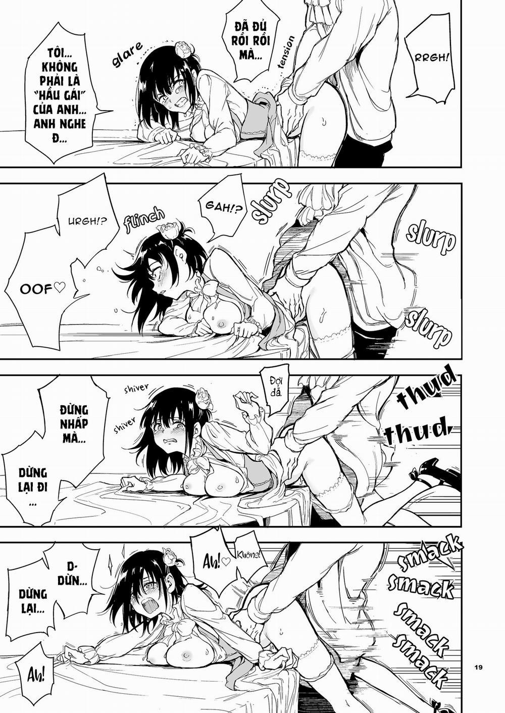 HentaiVN.net - Ảnh 18 - Maid Kyouiku -Botsuraku Kizoku Rurikawa Tsubaki - Chap 5