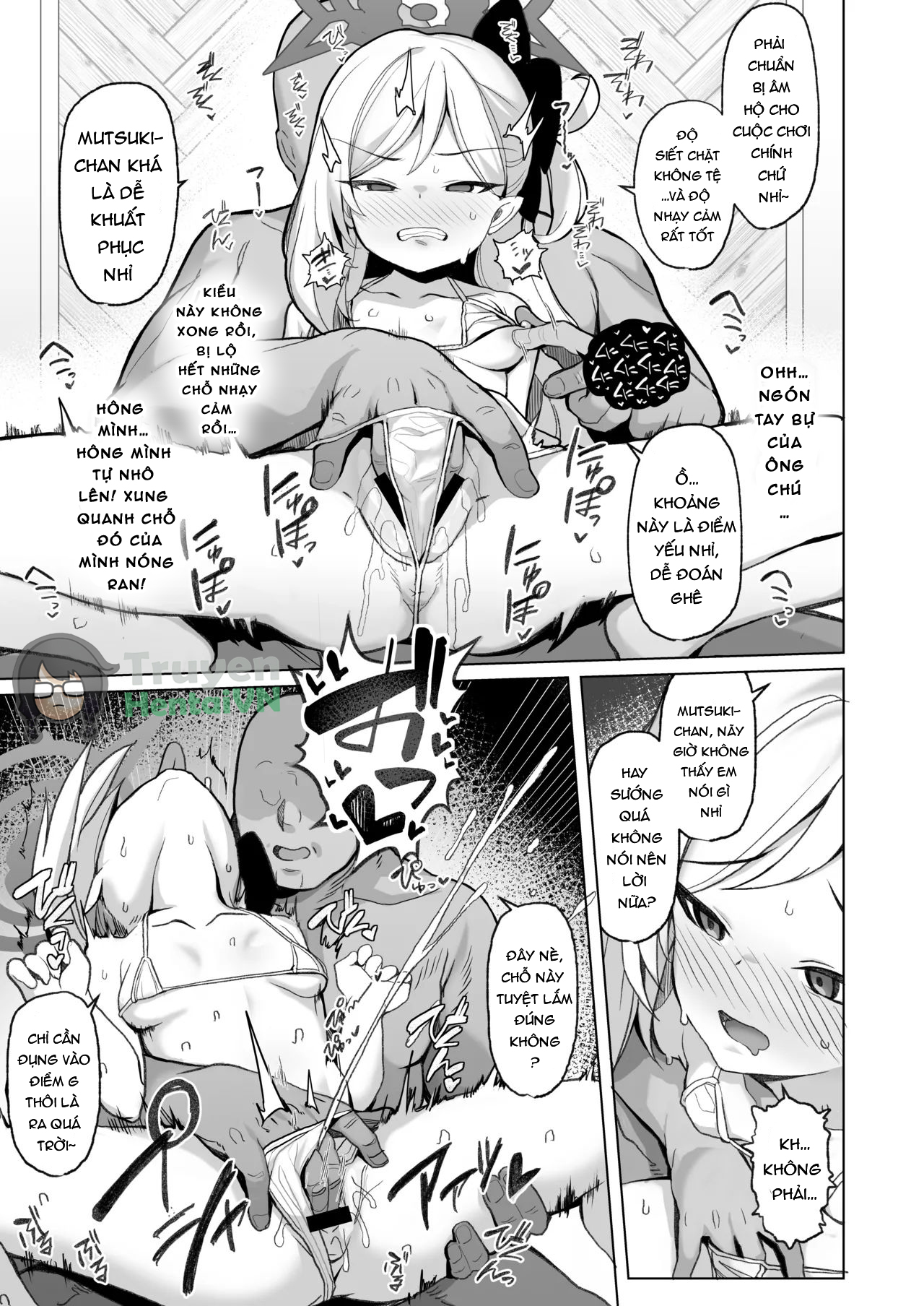 HentaiVN.net - Ảnh 11 - Netorase Archive (Blue Archive) - Oneshot
