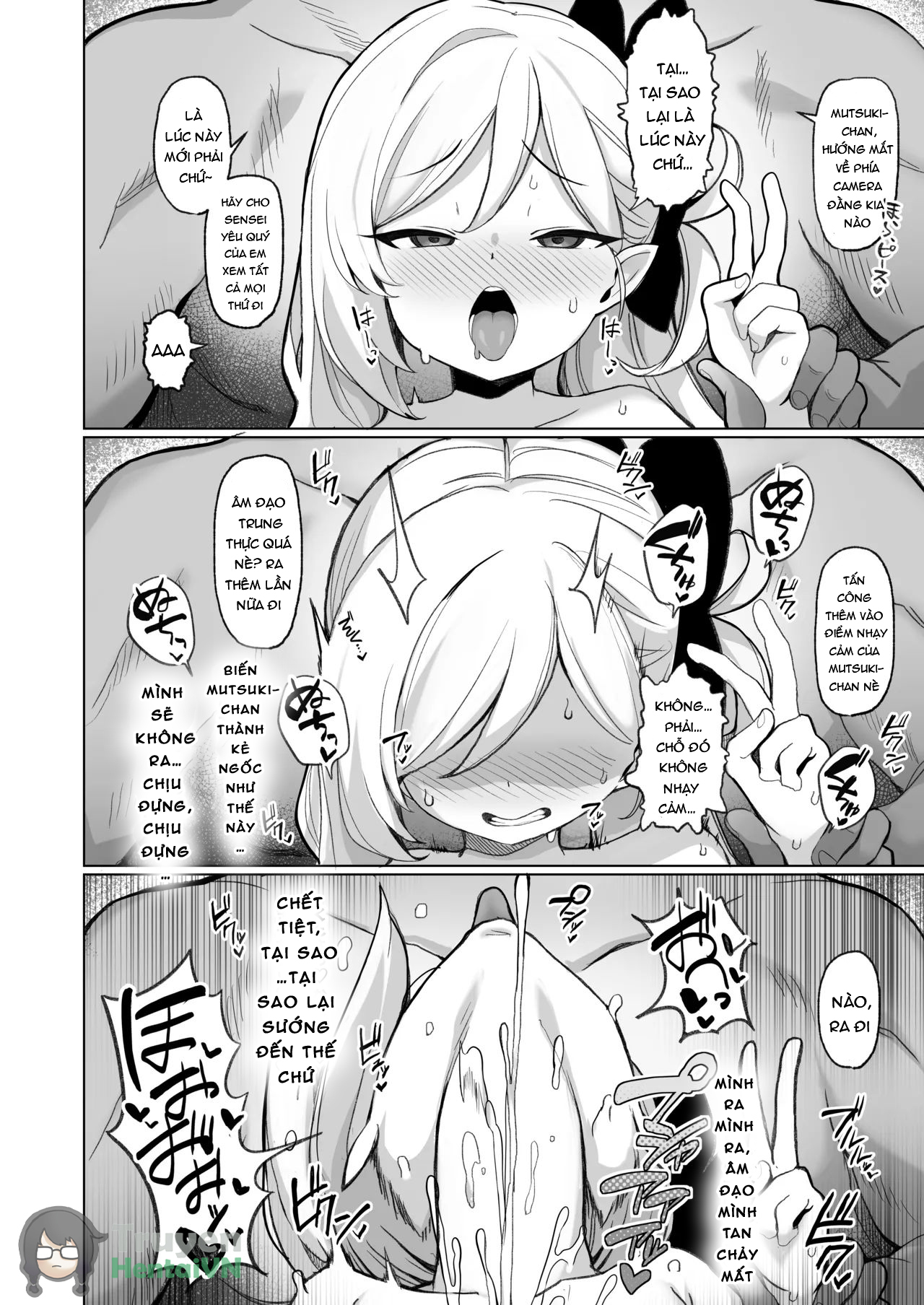 HentaiVN.net - Ảnh 12 - Netorase Archive (Blue Archive) - Oneshot