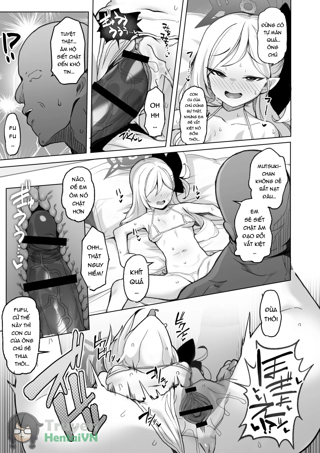 HentaiVN.net - Ảnh 15 - Netorase Archive (Blue Archive) - Oneshot