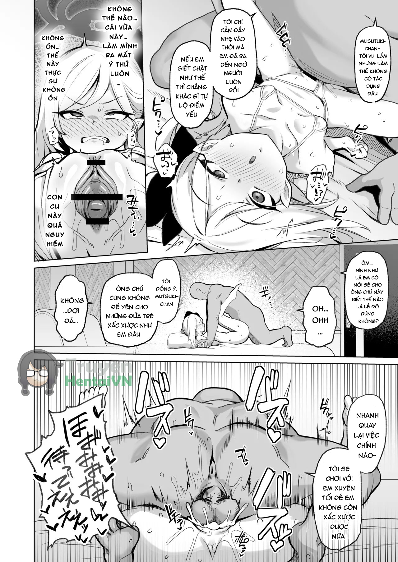 HentaiVN.net - Ảnh 16 - Netorase Archive (Blue Archive) - Oneshot