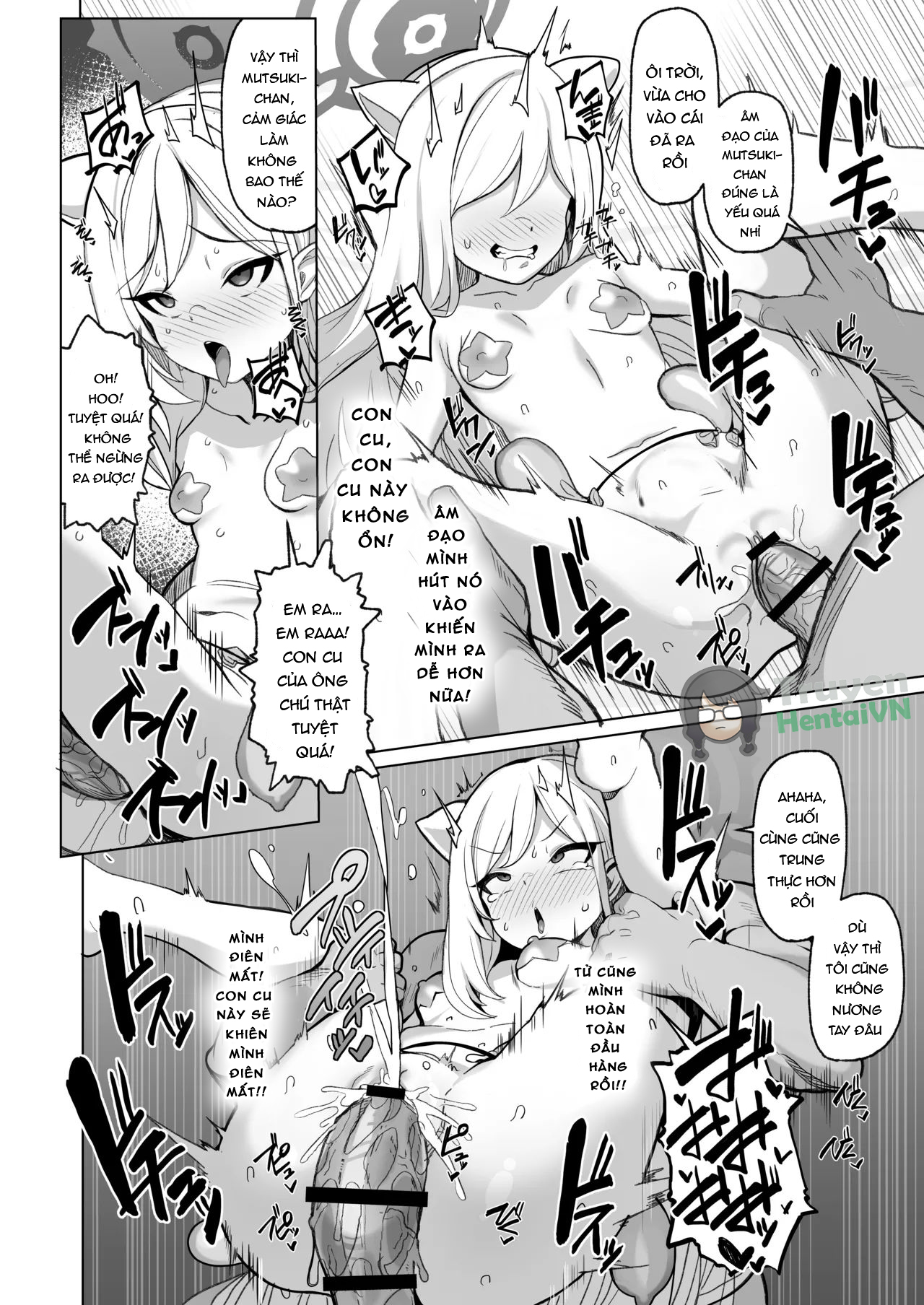 HentaiVN.net - Ảnh 30 - Netorase Archive (Blue Archive) - Oneshot
