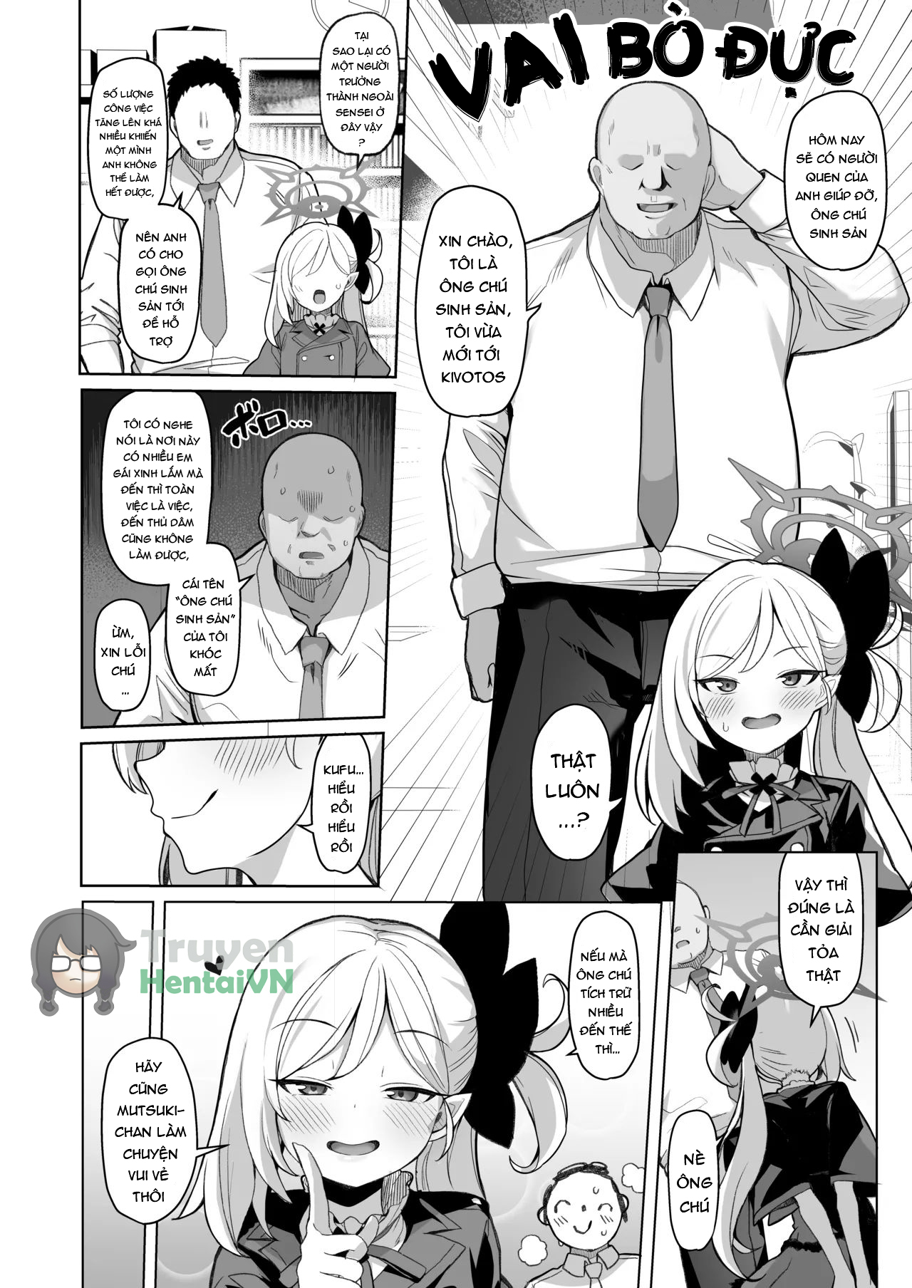 HentaiVN.net - Ảnh 4 - Netorase Archive (Blue Archive) - Oneshot