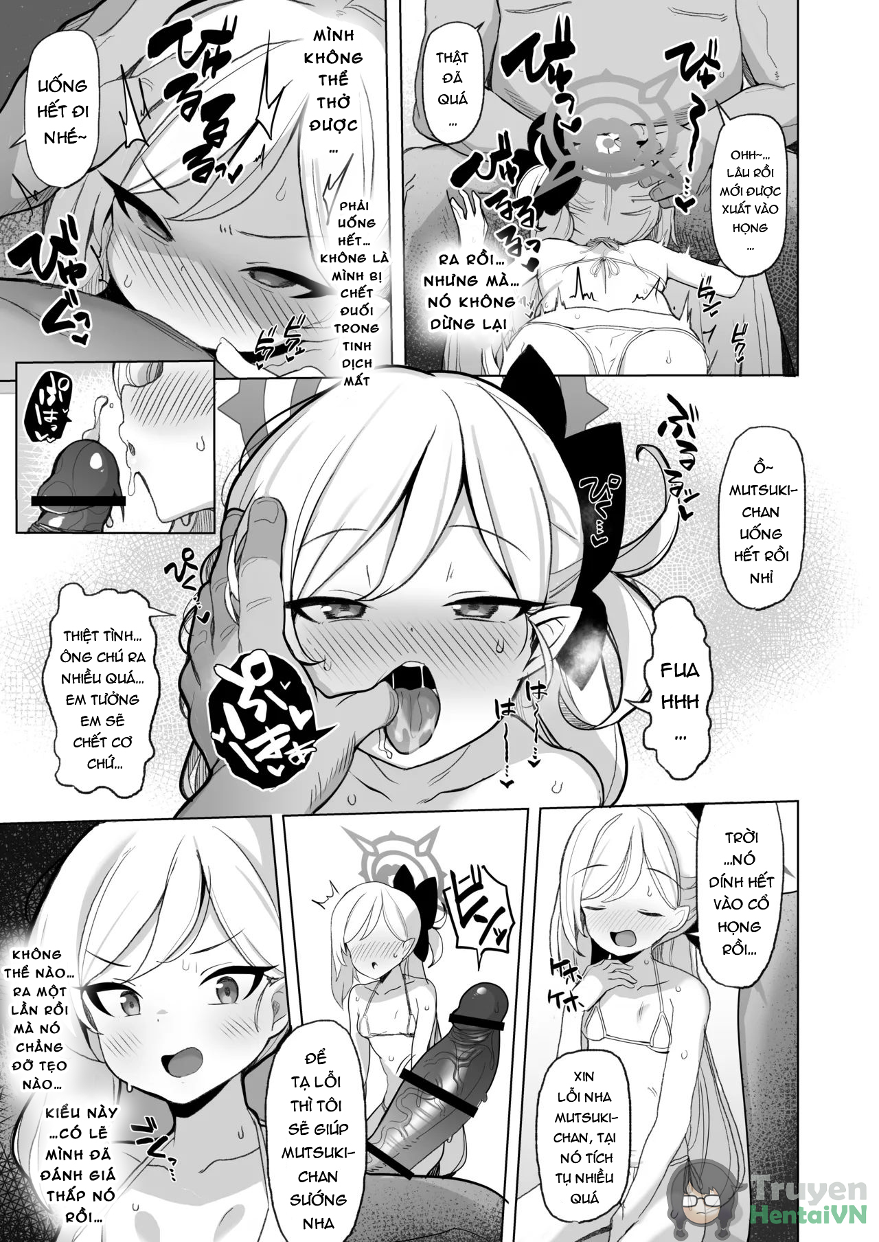 HentaiVN.net - Ảnh 9 - Netorase Archive (Blue Archive) - Oneshot