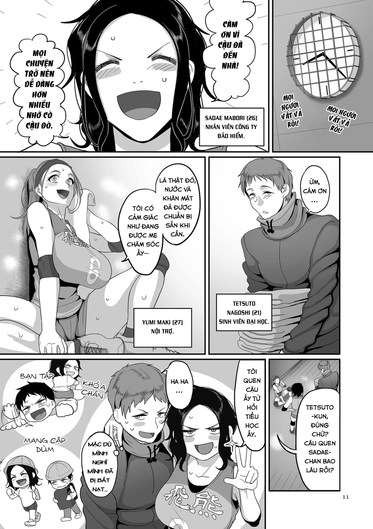 HentaiVN.net - Ảnh 3 - ĐỘI BÓNG CHUYỀN DÂM DỤC [S-ken K-shi Shakaijin Joshi Volleyball Circle no Jijou] - Chap 1