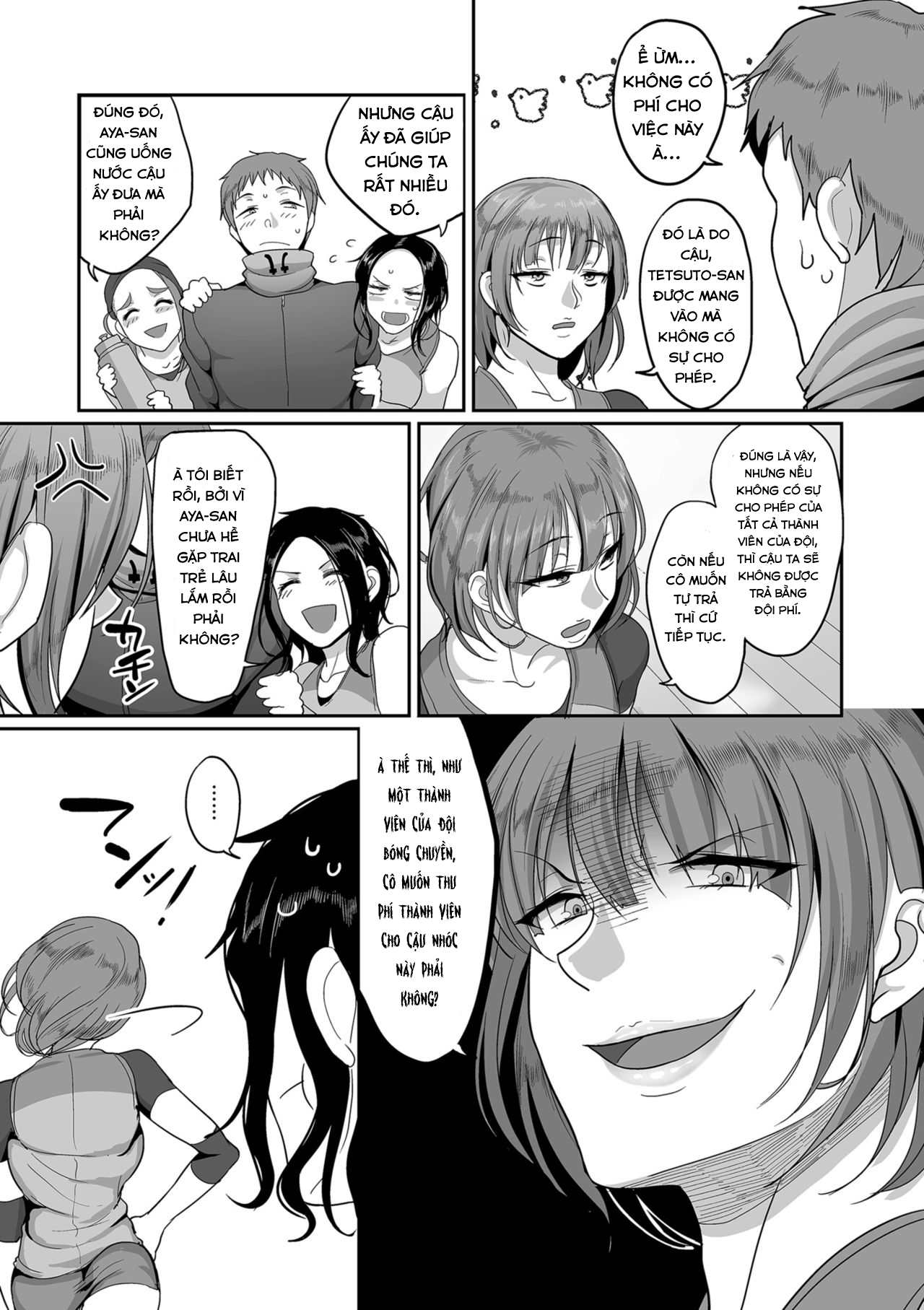 HentaiVN.net - Ảnh 5 - ĐỘI BÓNG CHUYỀN DÂM DỤC [S-ken K-shi Shakaijin Joshi Volleyball Circle no Jijou] - Chap 1