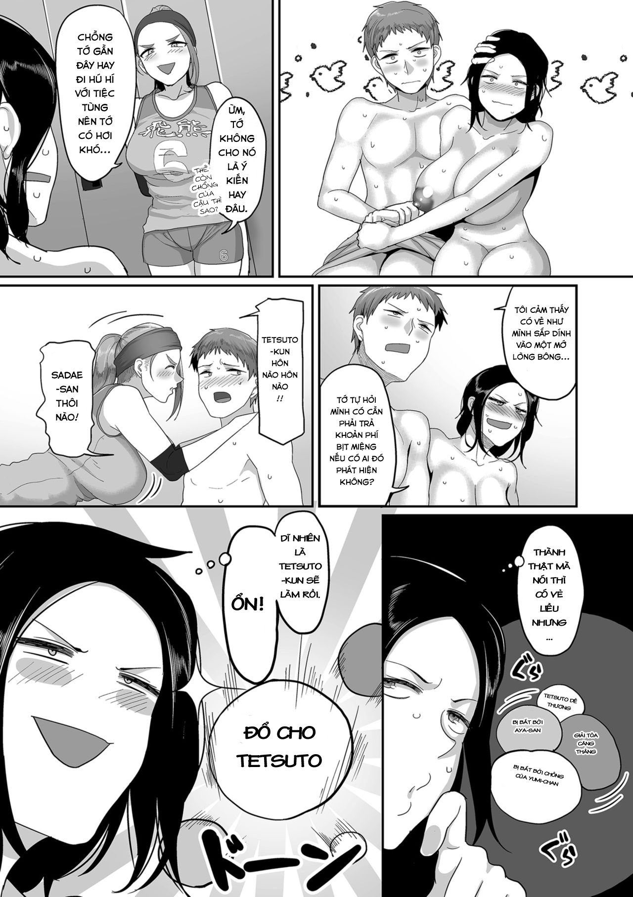 HentaiVN.net - Ảnh 5 - ĐỘI BÓNG CHUYỀN DÂM DỤC [S-ken K-shi Shakaijin Joshi Volleyball Circle no Jijou] - Chap 2