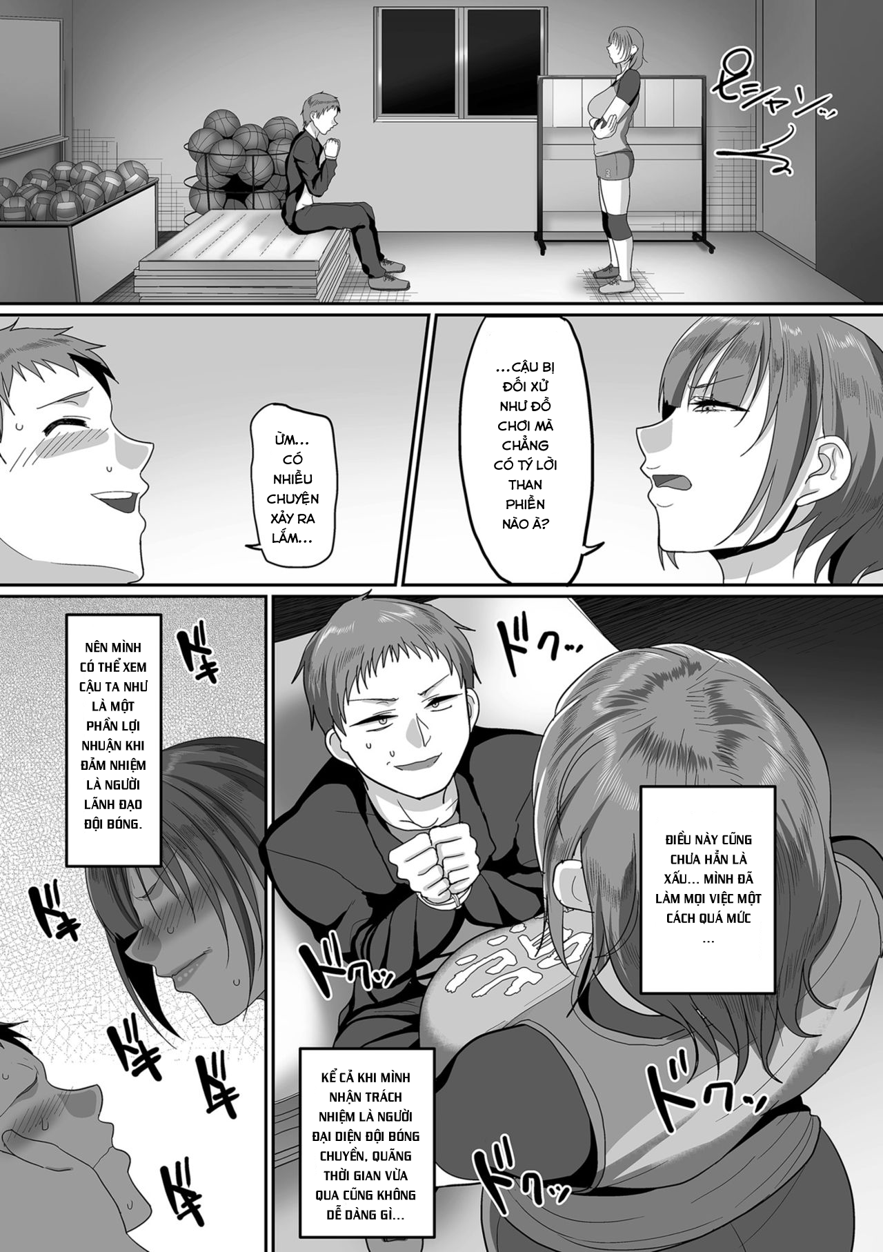 HentaiVN.net - Ảnh 11 - ĐỘI BÓNG CHUYỀN DÂM DỤC [S-ken K-shi Shakaijin Joshi Volleyball Circle no Jijou] - Chap 3