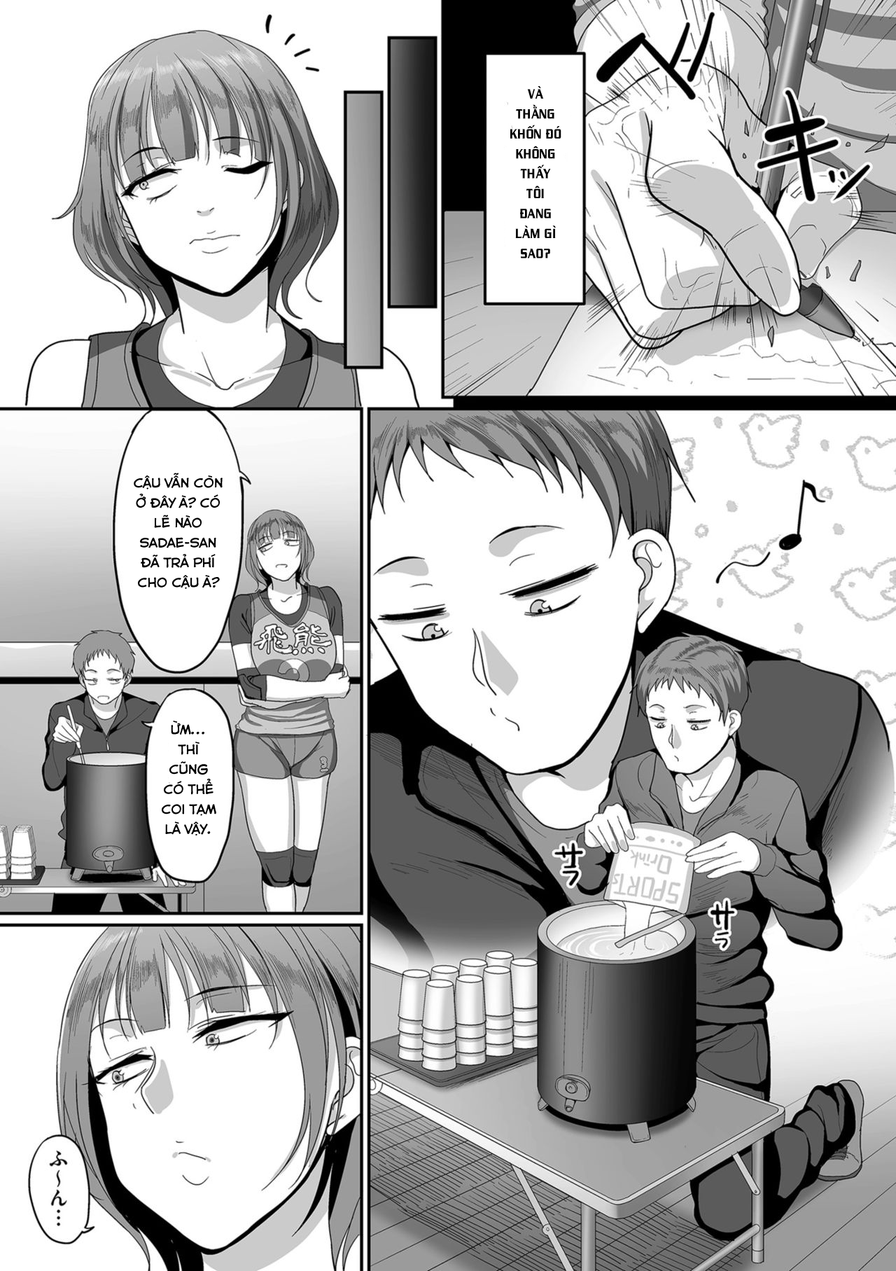HentaiVN.net - Ảnh 3 - ĐỘI BÓNG CHUYỀN DÂM DỤC [S-ken K-shi Shakaijin Joshi Volleyball Circle no Jijou] - Chap 3