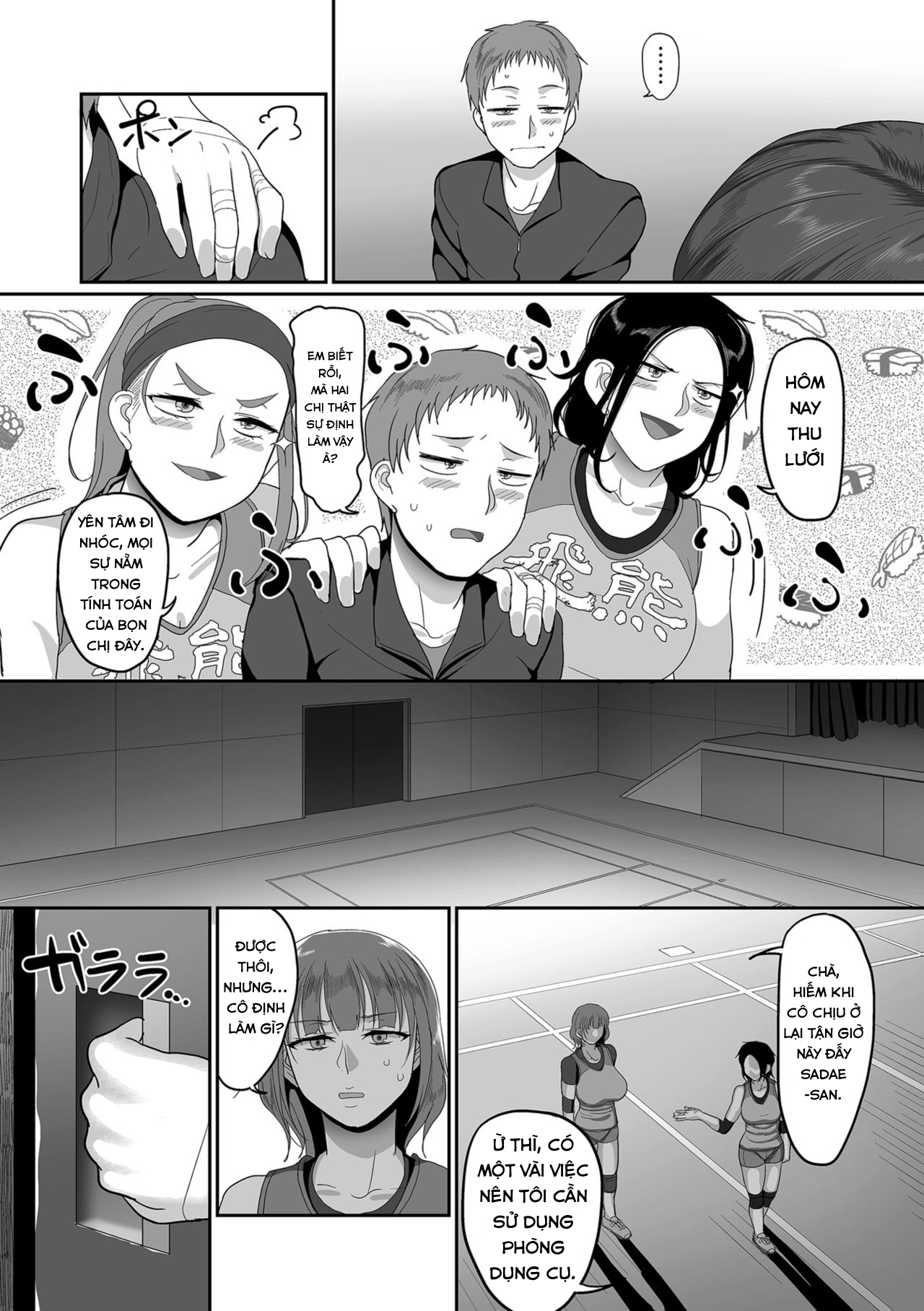 HentaiVN.net - Ảnh 5 - ĐỘI BÓNG CHUYỀN DÂM DỤC [S-ken K-shi Shakaijin Joshi Volleyball Circle no Jijou] - Chap 3