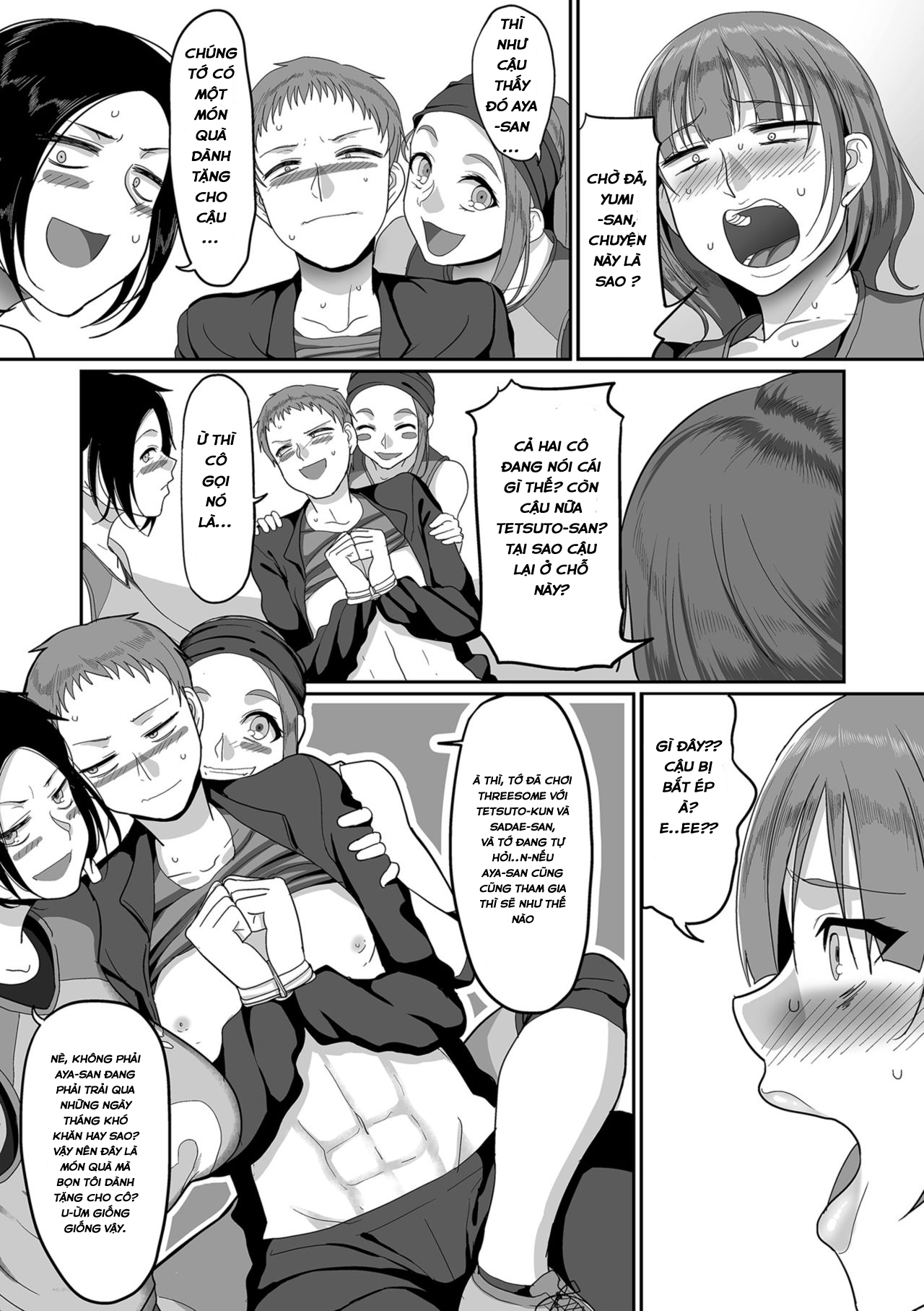 HentaiVN.net - Ảnh 7 - ĐỘI BÓNG CHUYỀN DÂM DỤC [S-ken K-shi Shakaijin Joshi Volleyball Circle no Jijou] - Chap 3