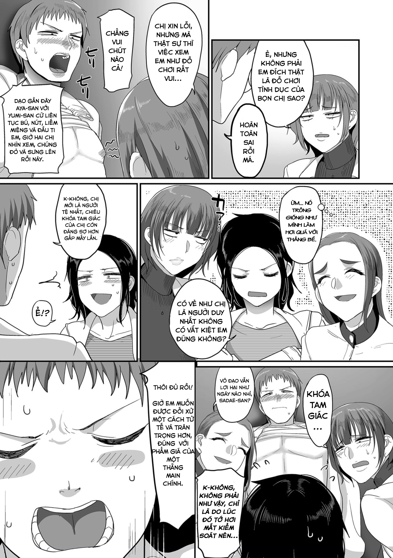 HentaiVN.net - Ảnh 5 - ĐỘI BÓNG CHUYỀN DÂM DỤC [S-ken K-shi Shakaijin Joshi Volleyball Circle no Jijou] - Chap 4