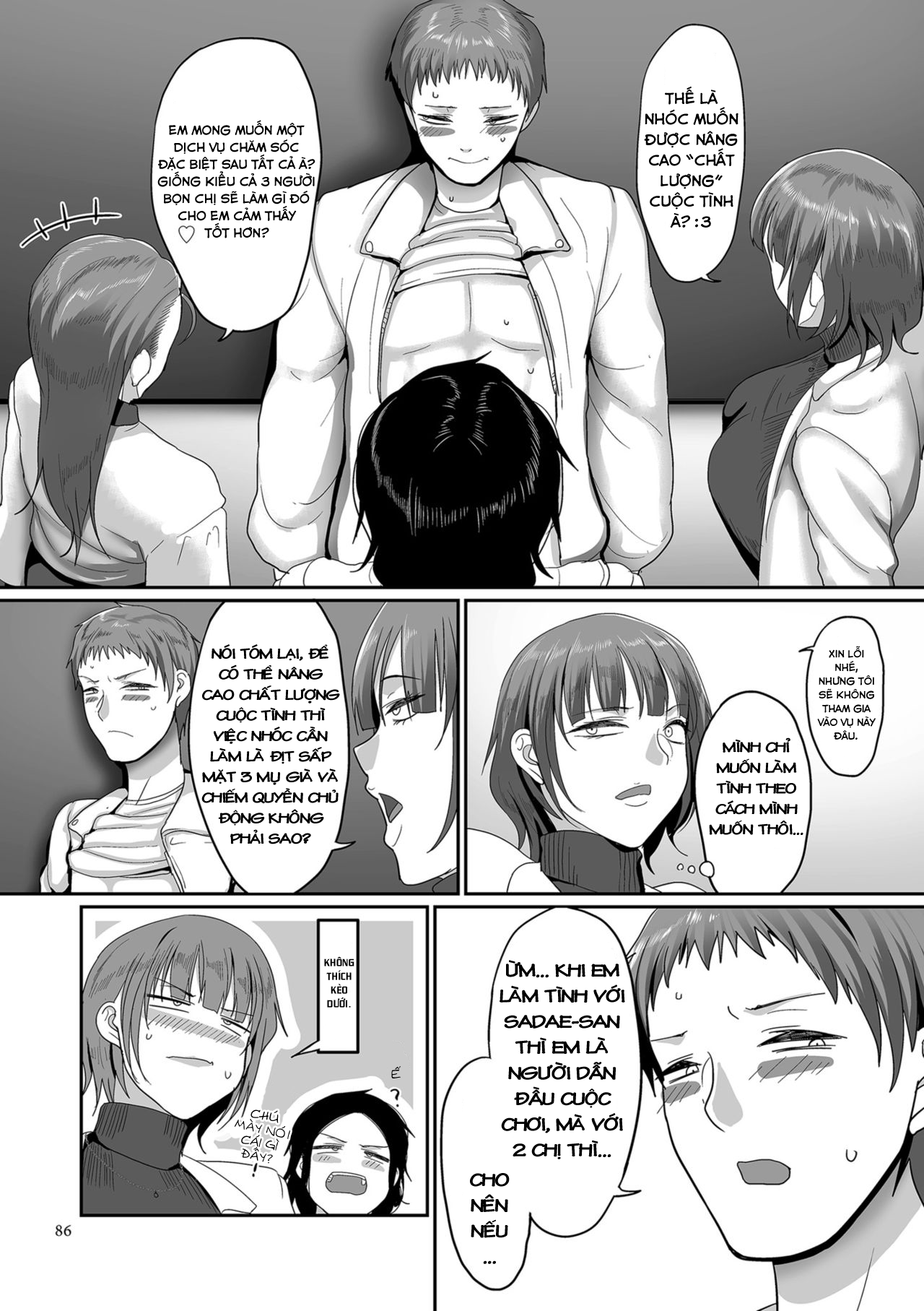 HentaiVN.net - Ảnh 6 - ĐỘI BÓNG CHUYỀN DÂM DỤC [S-ken K-shi Shakaijin Joshi Volleyball Circle no Jijou] - Chap 4