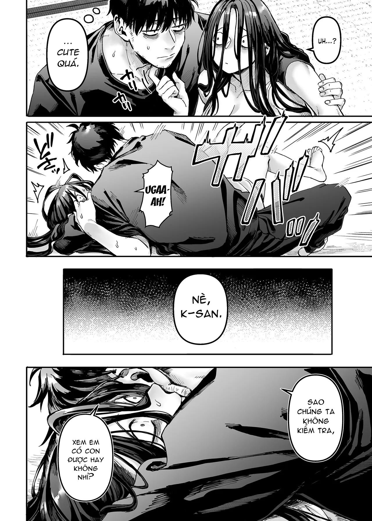 HentaiVN.net - Ảnh 17 - Nàng K Và Kẻ Bất Hạnh 2 [K-Ko to Yami Oji, K子と病みおじ, Lady K & The Sick Man] - Chap 1: Khởi đầu